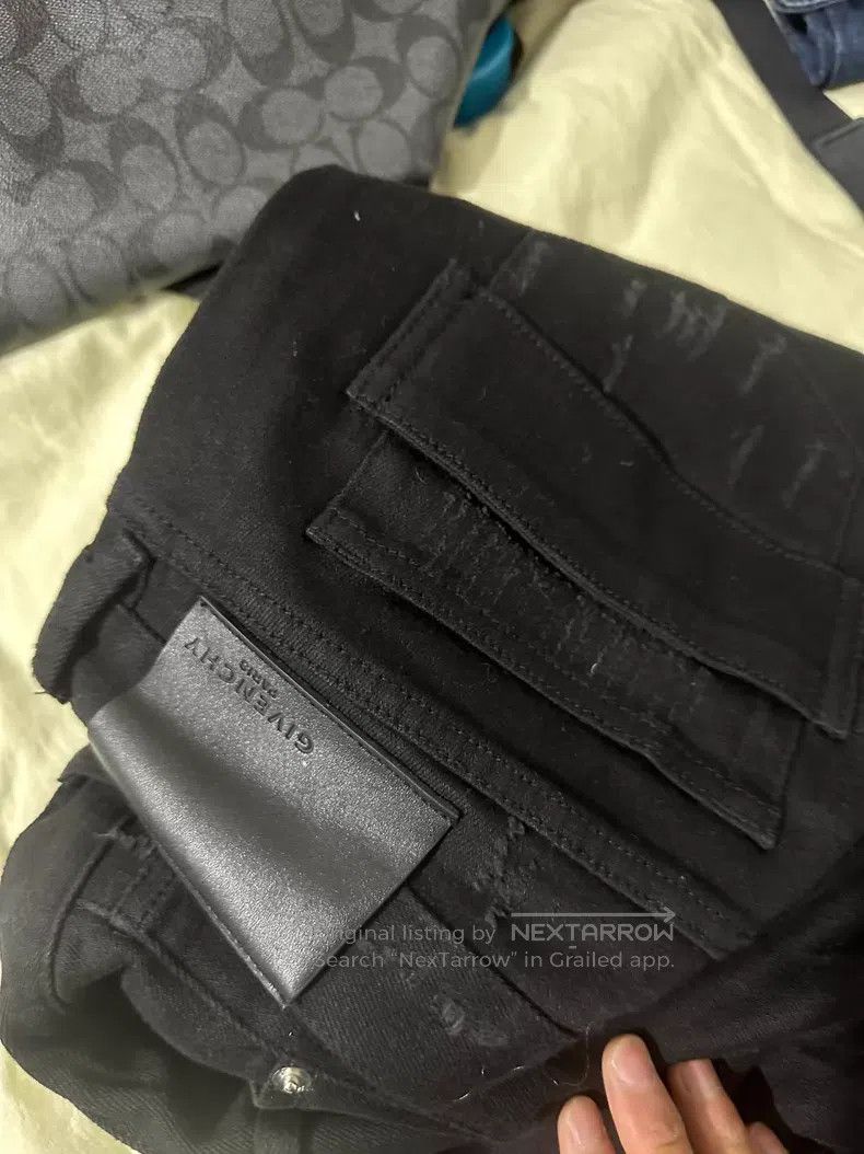Givenchy Givenchy SizeM Destroyed black denim jeans for men Size US 29 - 4 Thumbnail