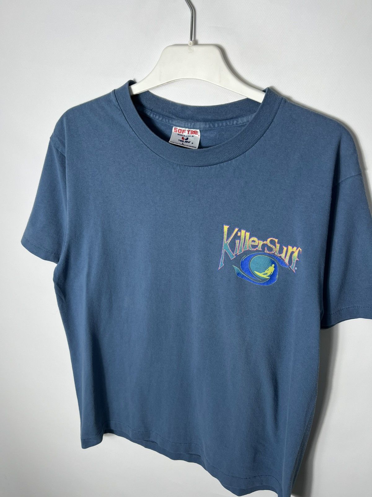 Vintage Vintage very rare Killer Surf 90s Single Stitch T-shirt Size US L / EU 52-54 / 3 - 4 Thumbnail