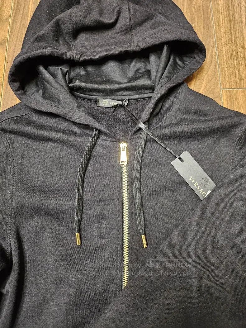Versace Versace Heavy industry embroidered men's hooded sweatshirt Size US XS / EU 42 / 0 - 2 Thumbnail