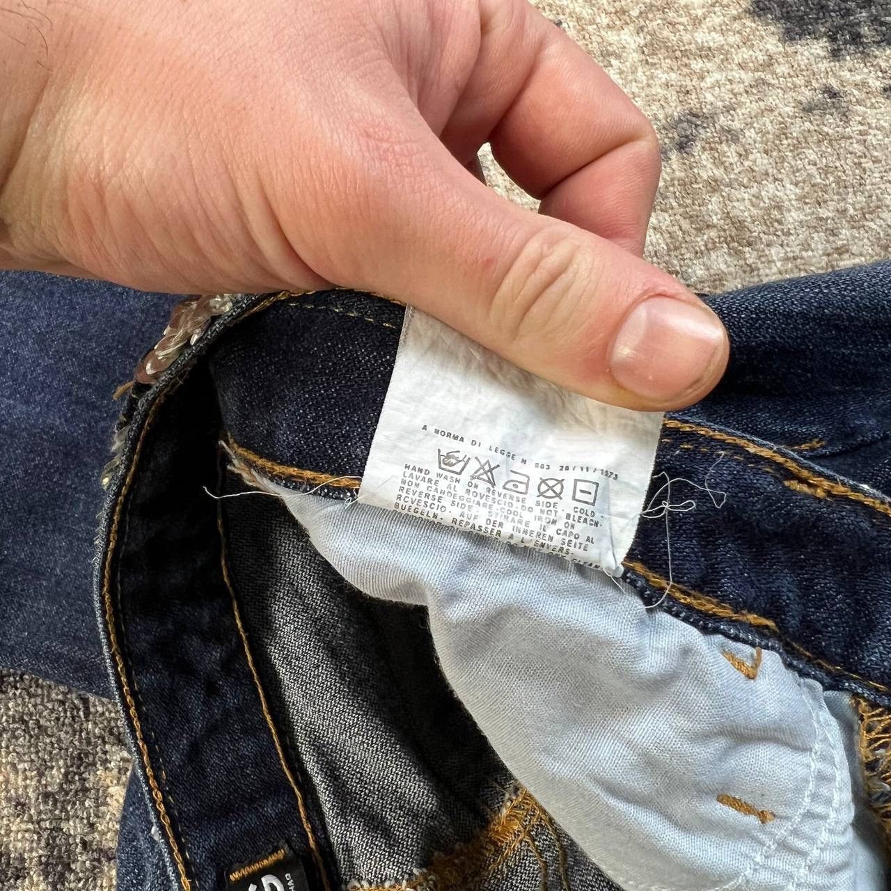 Dolce & Gabbana Dolce & Gabbana Luxury Big Logo Denim Jeans Size 28" / US 6 / IT 42 - 12 Thumbnail