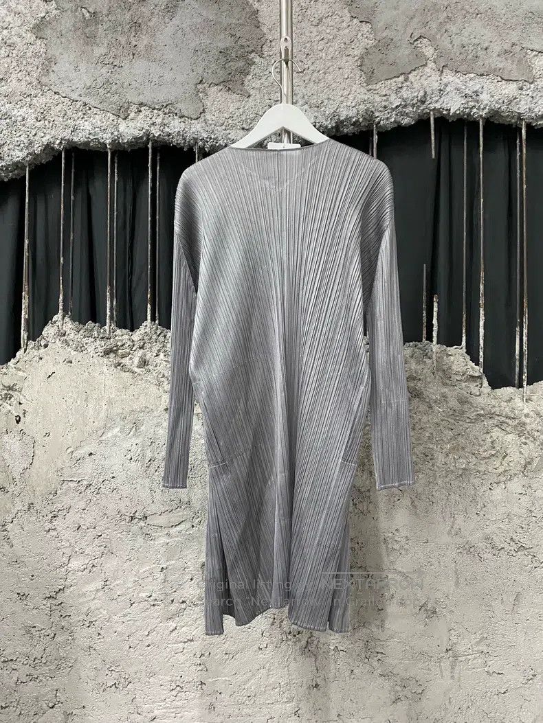 Issey Miyake Issey Miyake Gray Long Coat Size M / US 6-8 / IT 42-44 - 2 Thumbnail