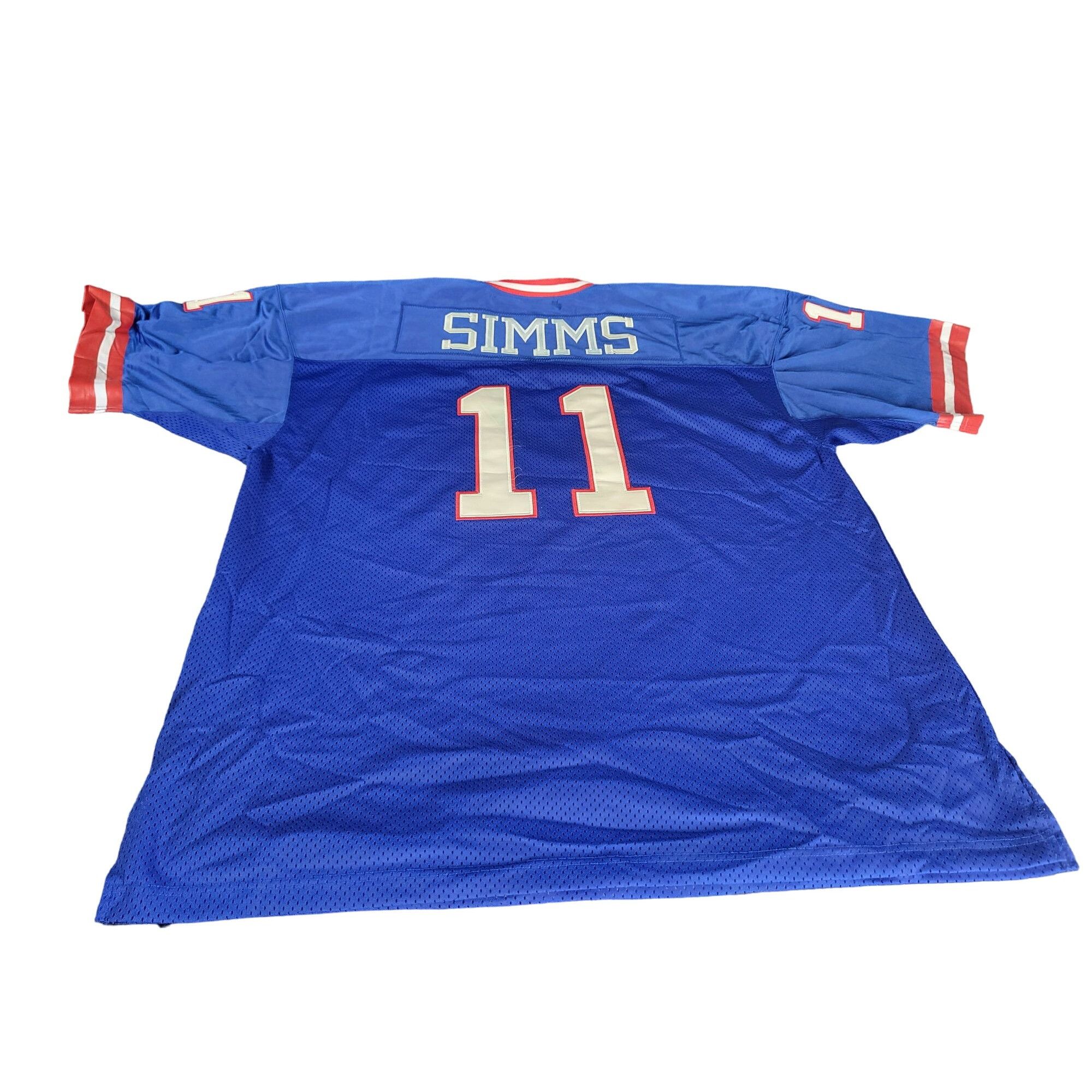 Vintage Vintage New York Giants Simms 11 Jersey Men Sz 56 Blue Spide Size US XXL / EU 58 / 5 - 8 Thumbnail