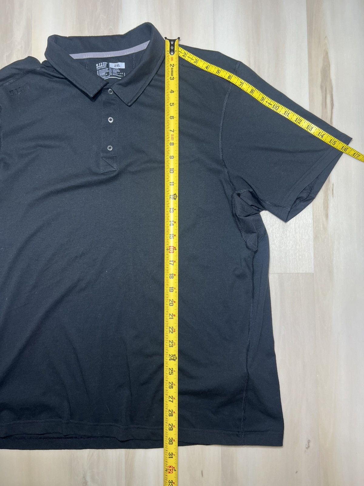 5.11 5.11 Tactical Polo Shirt Men’s Sz 2XL Black Moisture Wicking Size US XXL / EU 58 / 5 - 5 Thumbnail