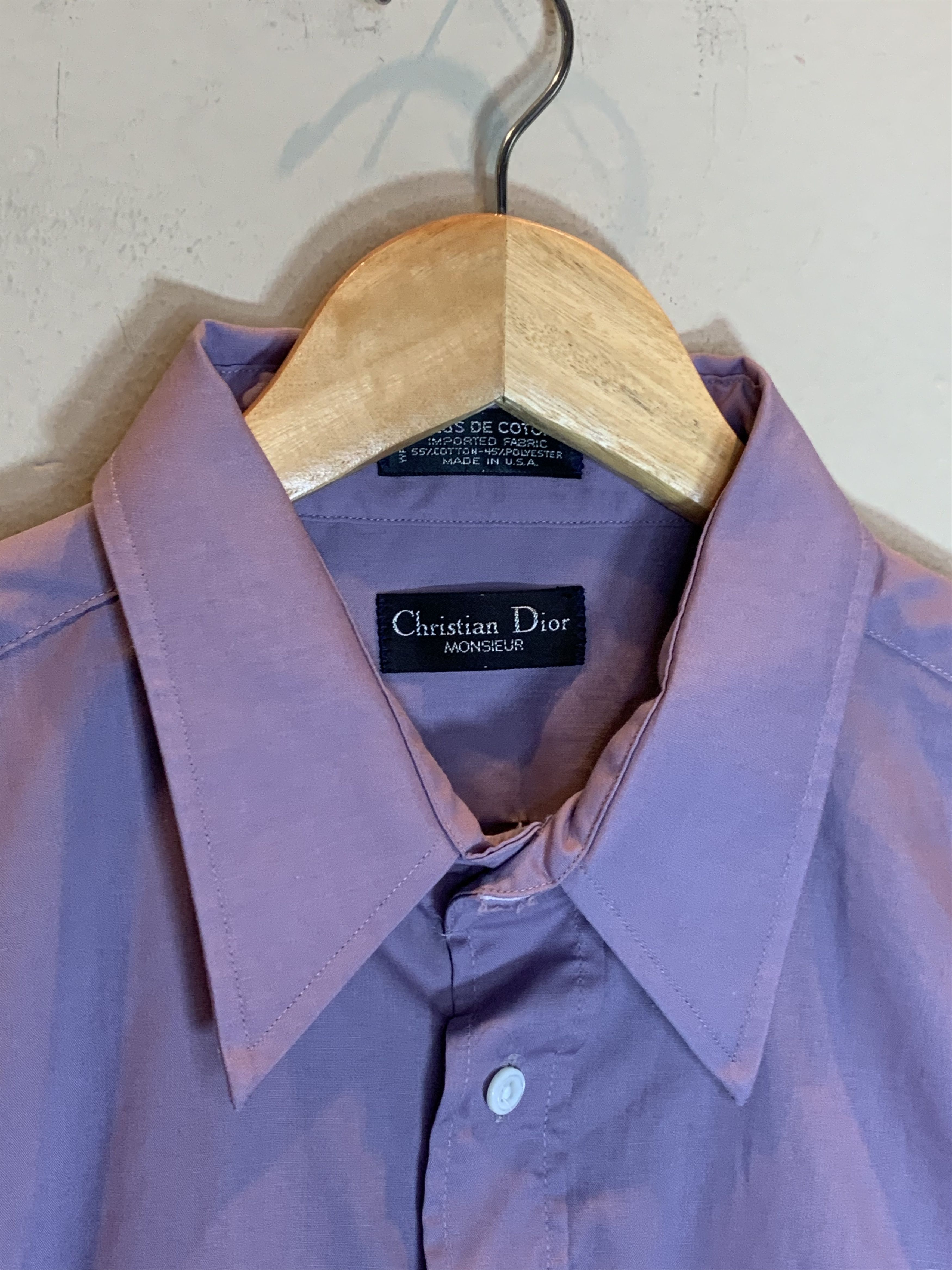 Christian Dior Monsieur RARE* Vintage Christian Dior USA-Made Pocket Button Up Shirt Size US L / EU 52-54 / 3 - 4 Thumbnail