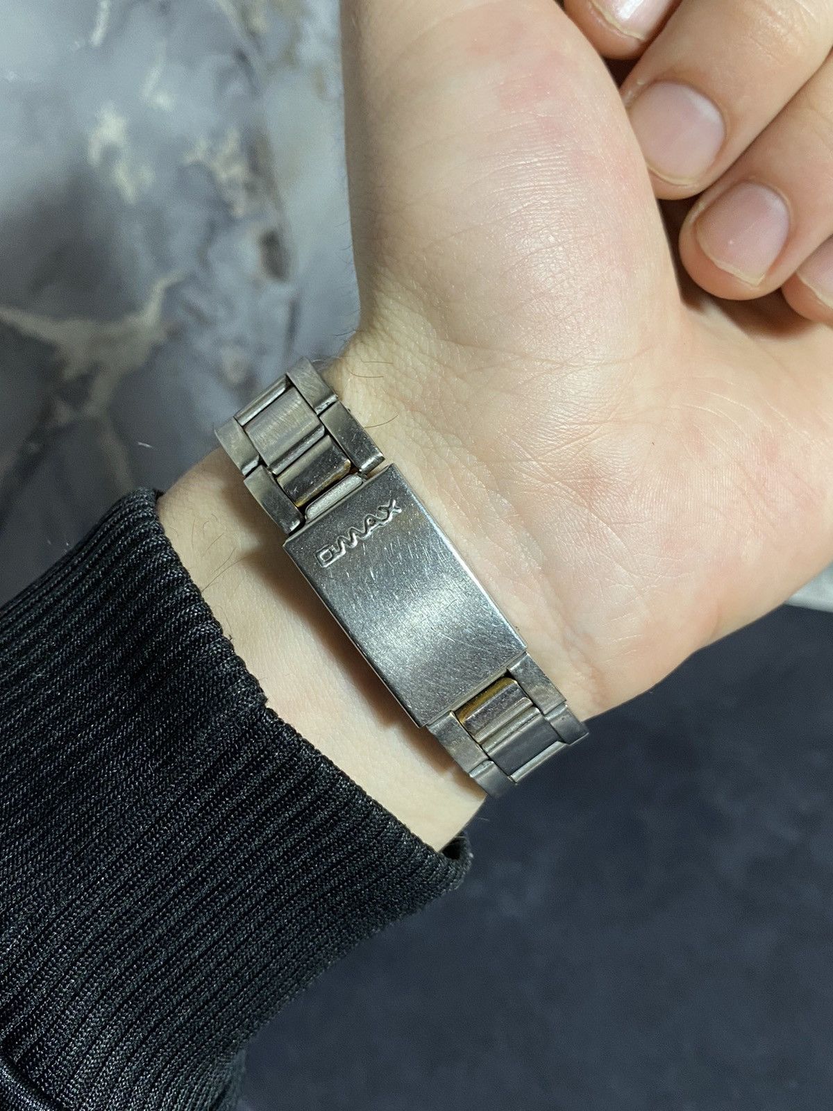 Japanese Brand × Jewelry × Vintage Omax Gold Tone Automatic Watch Two-Tone Japanese Brand Size ONE SIZE - 8 Thumbnail