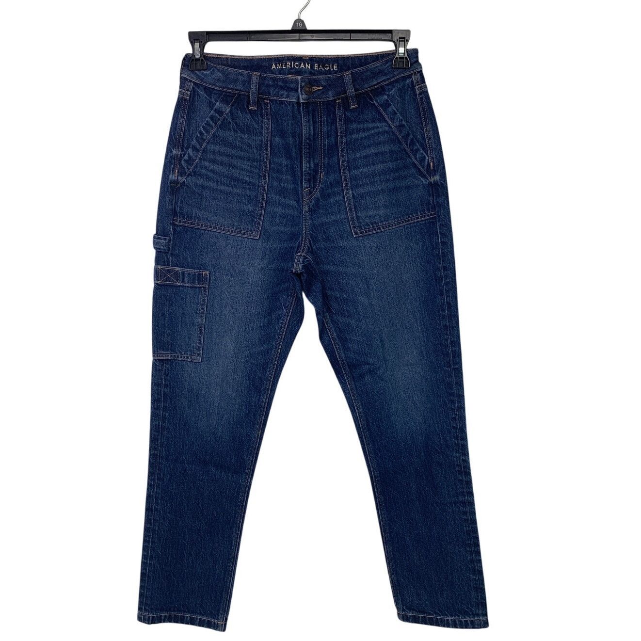 American Eagle Outfitters New American Eagle Womens 6 Cotton Blend Denim Mom Jeans Size 28" / US 6 / IT 42 - 1 Thumbnail