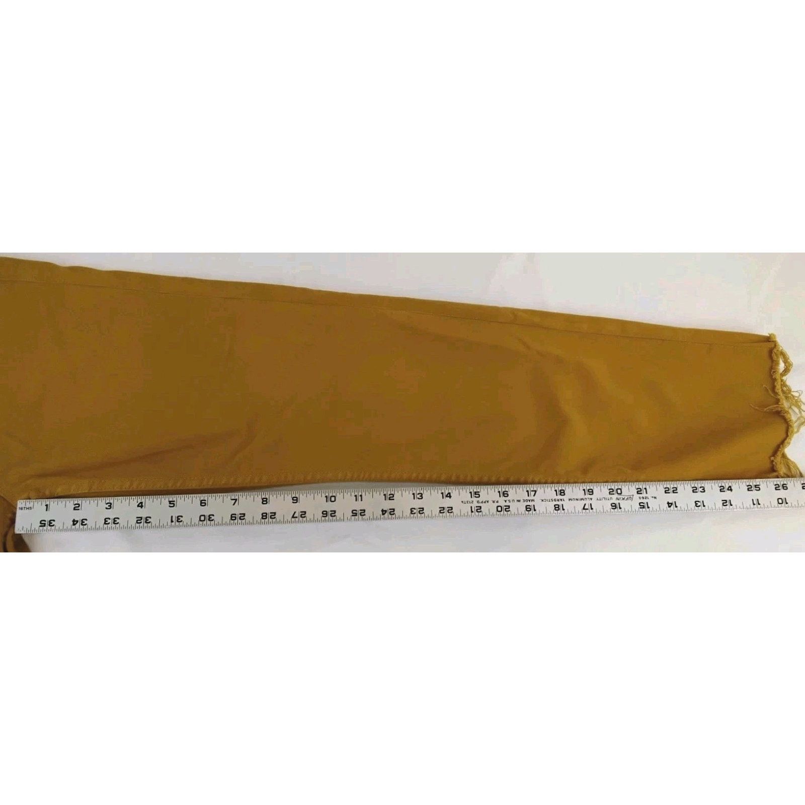 MOTHER Mother Tomcat Ankle Fray Jeans Women's 25 Mustard Yellow Size 25" / US 0 / IT 36 - 16 Thumbnail