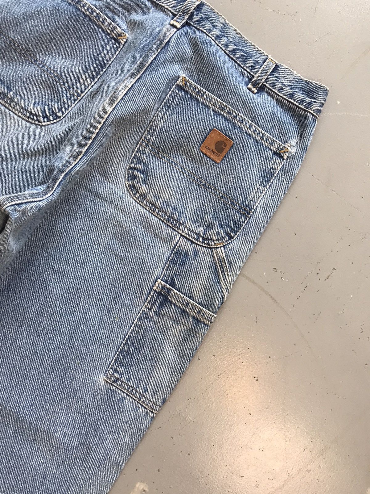 Carhartt × Vintage Vintage Carhartt B237 DST carpenter denim Size US 34 / EU 50 - 13 Thumbnail