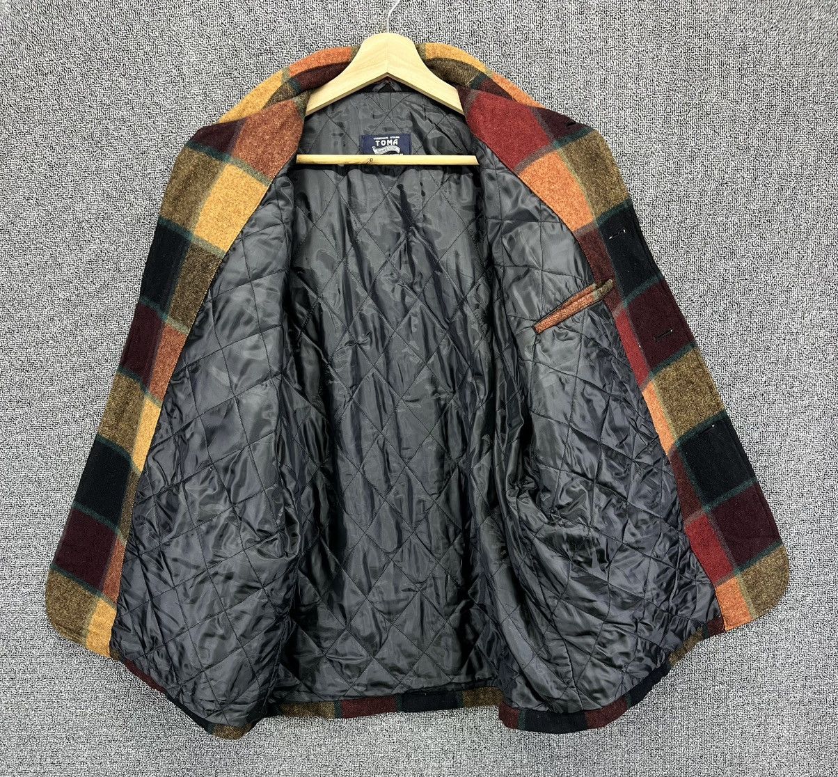 Japanese Brand Vintage Toma Shadow Plaid Button Up Jacket Size US M / EU 48-50 / 2 - 6 Thumbnail