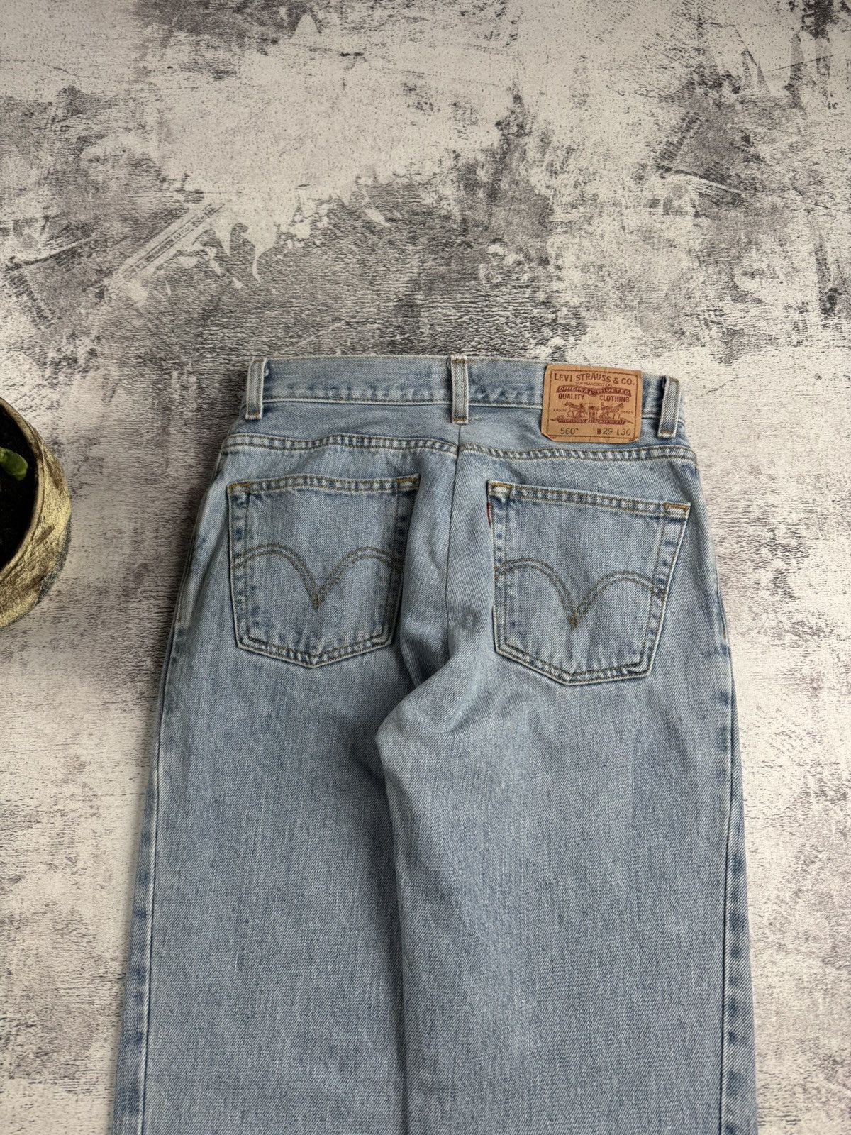 Levi's LEVIS 560 Comfort Fit W29 L30 Denim Straight USA 90s Jeans Pants Trousers Size US 30 / EU 46 - 7 Thumbnail