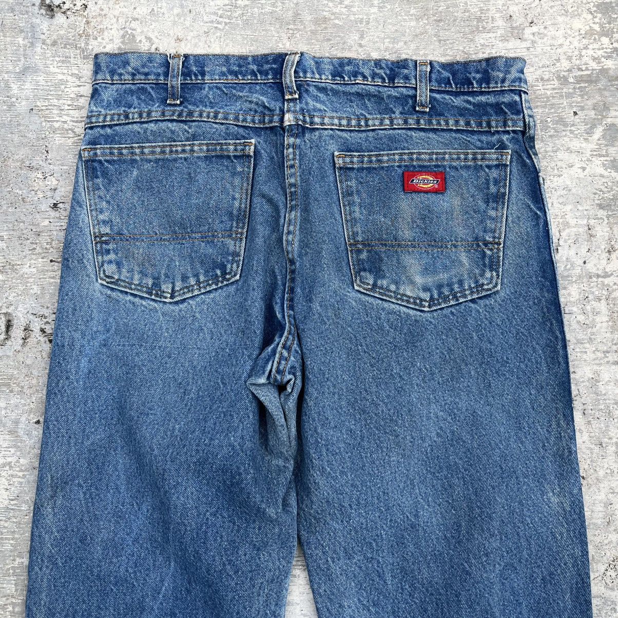 Dickies Vintage Dickies Dirty Denim Jeans Regular Fit Size 34x29 Size US 34 / EU 50 - 6 Thumbnail
