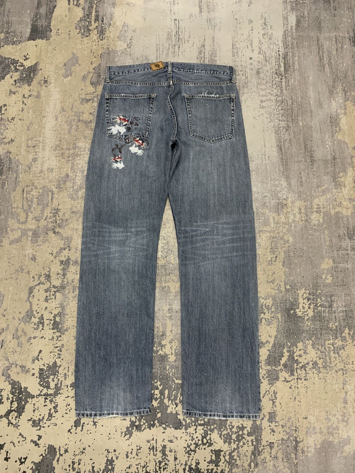 Japanese Brand Japanese Buden Koi sukajan jeans W34x32 Size US 34 / EU 50 - 7 Thumbnail