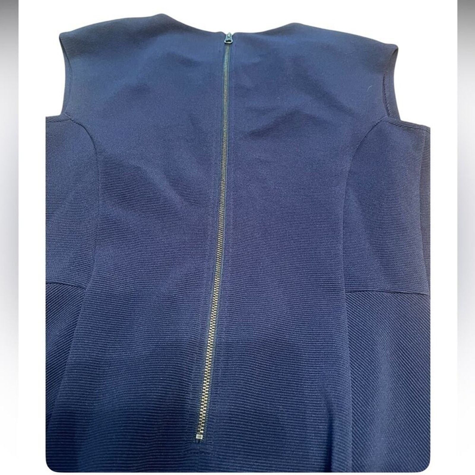 The Unbranded Brand Halogen ribbed swing dress in blue, size small Size S / US 4 / IT 40 - 2 Thumbnail