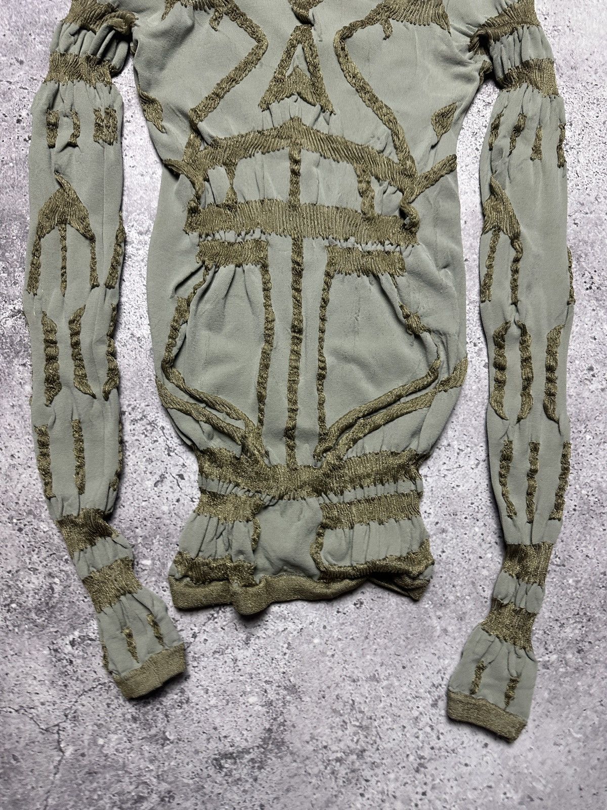 Marithe + Francois Girbaud Marithe Francois Girbaud Termo Mesh Long Sleeve Size S / US 4 / IT 40 - 3 Thumbnail