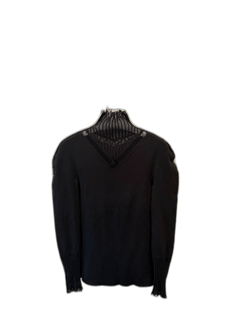 Issey Miyake Issey Miyake Long Sleeve Black Shirt-yf Size US M / EU 48-50 / 2 - 1 Thumbnail