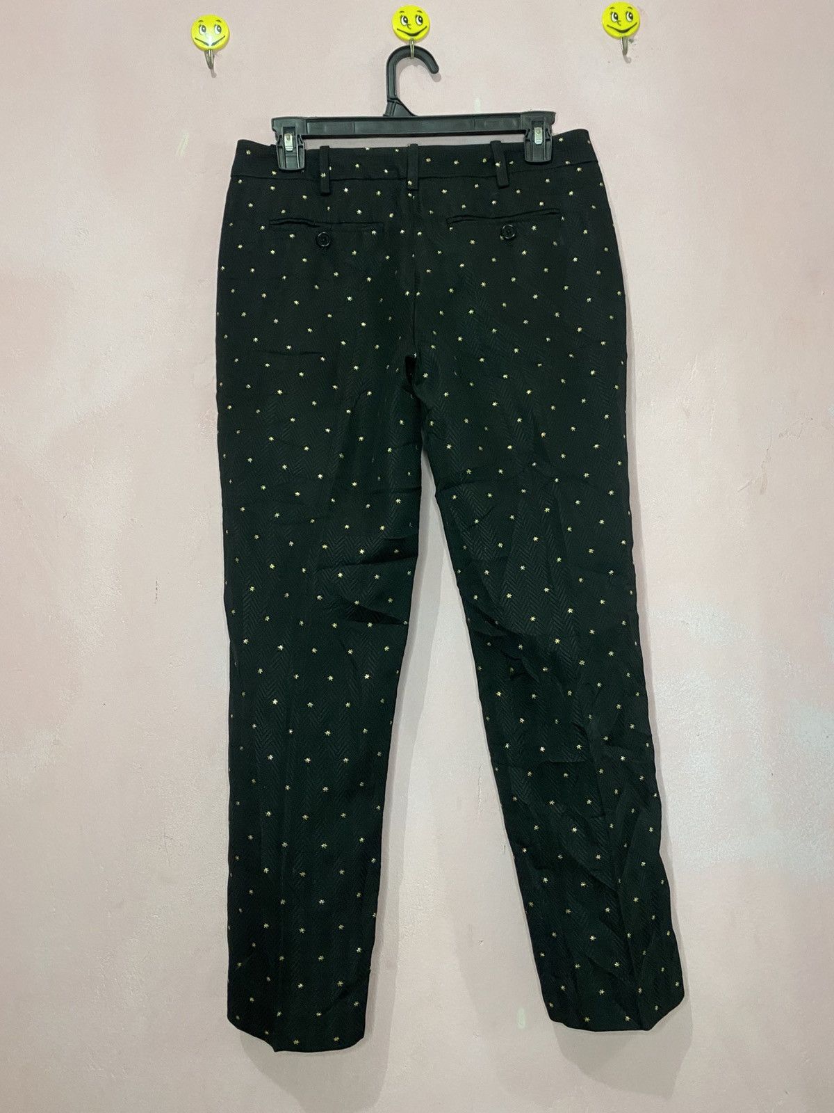 Vintage × Zadig & Voltaire Zadig & Voltaire black gold wool trousers pants Size 30" / US 8 / IT 44 - 3 Thumbnail
