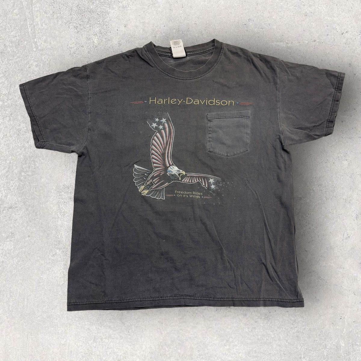 Harley Davidson × Vintage Vintage Harley Davidson tee Size US L / EU 52-54 / 3 - 1 Thumbnail