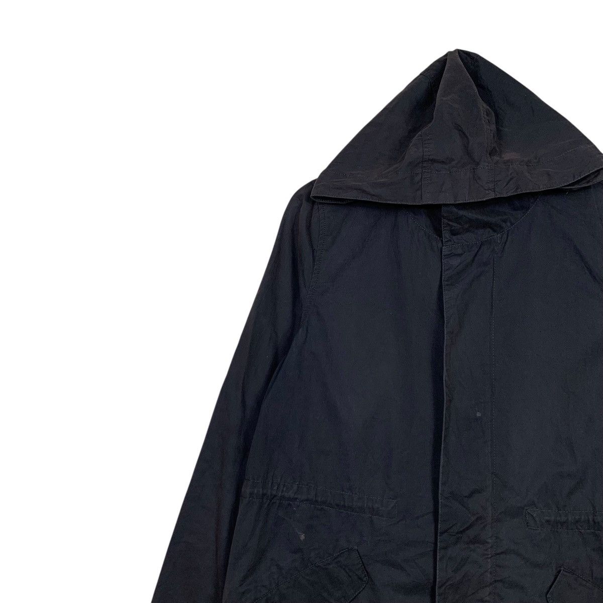 Japanese Brand SLY LANG Navy Blue Fishtail Parka Jacket #2299-C102 Size US S / EU 44-46 / 1 - 6 Thumbnail