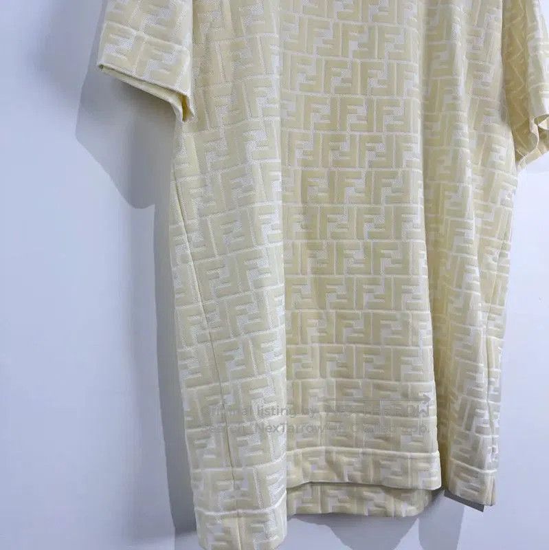 Fendi Fendi Color Block Cotton Men's T-Shirt . Size US M / EU 48-50 / 2 - 4 Thumbnail