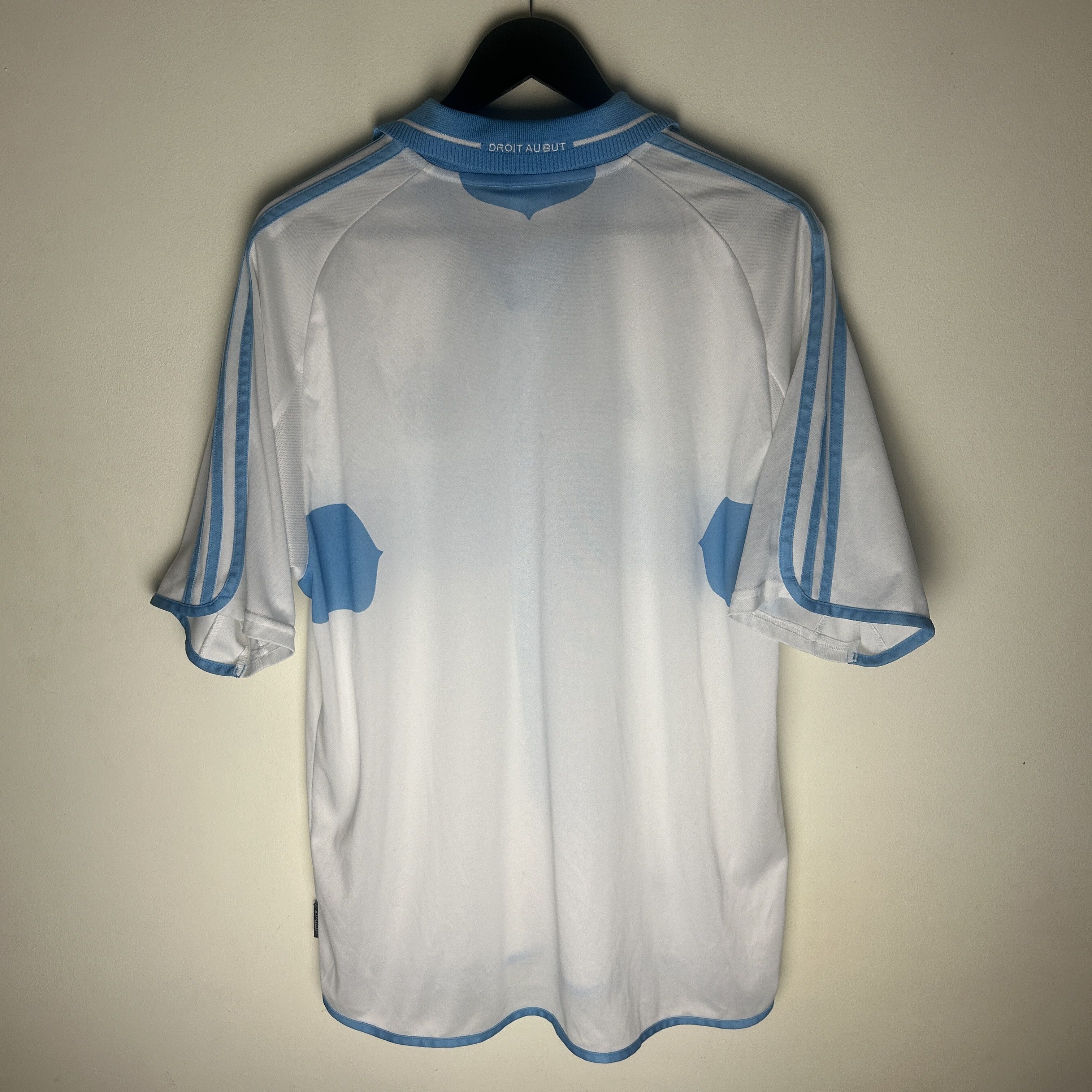 Adidas Vintage Olympique Marseille 2000-01 Home Soccer Jersey Size US L / EU 52-54 / 3 - 5 Thumbnail