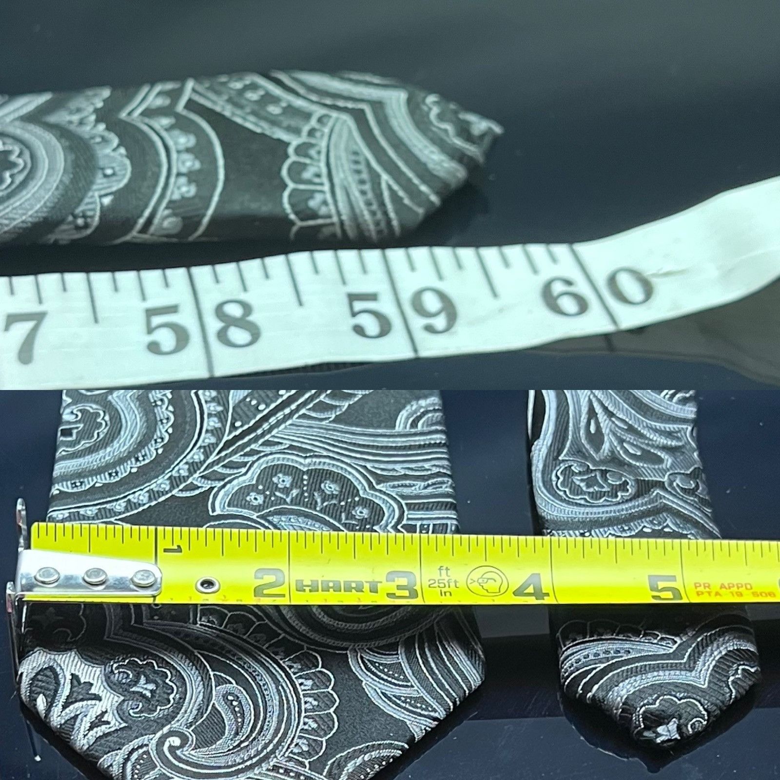 Donald Trump DONALD J. TRUMP MEN'S TIE BLACK/PAISLEY WIDTH: 3.50" LENGTH: Size ONE SIZE - 4 Thumbnail