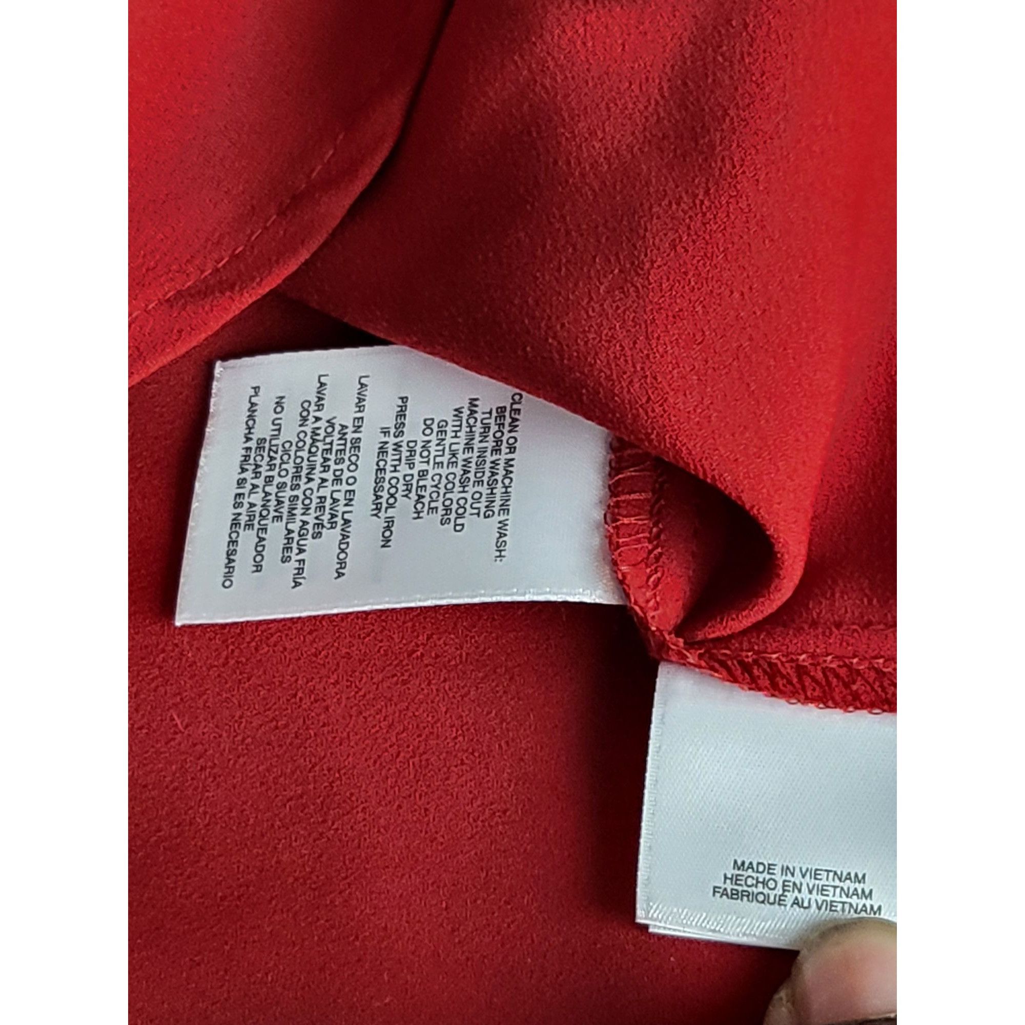 Nine West Nine West Blouse Women Sz 3XL Red Plus Size Festive Active B Size 3XL / US 20-22 - 8 Thumbnail