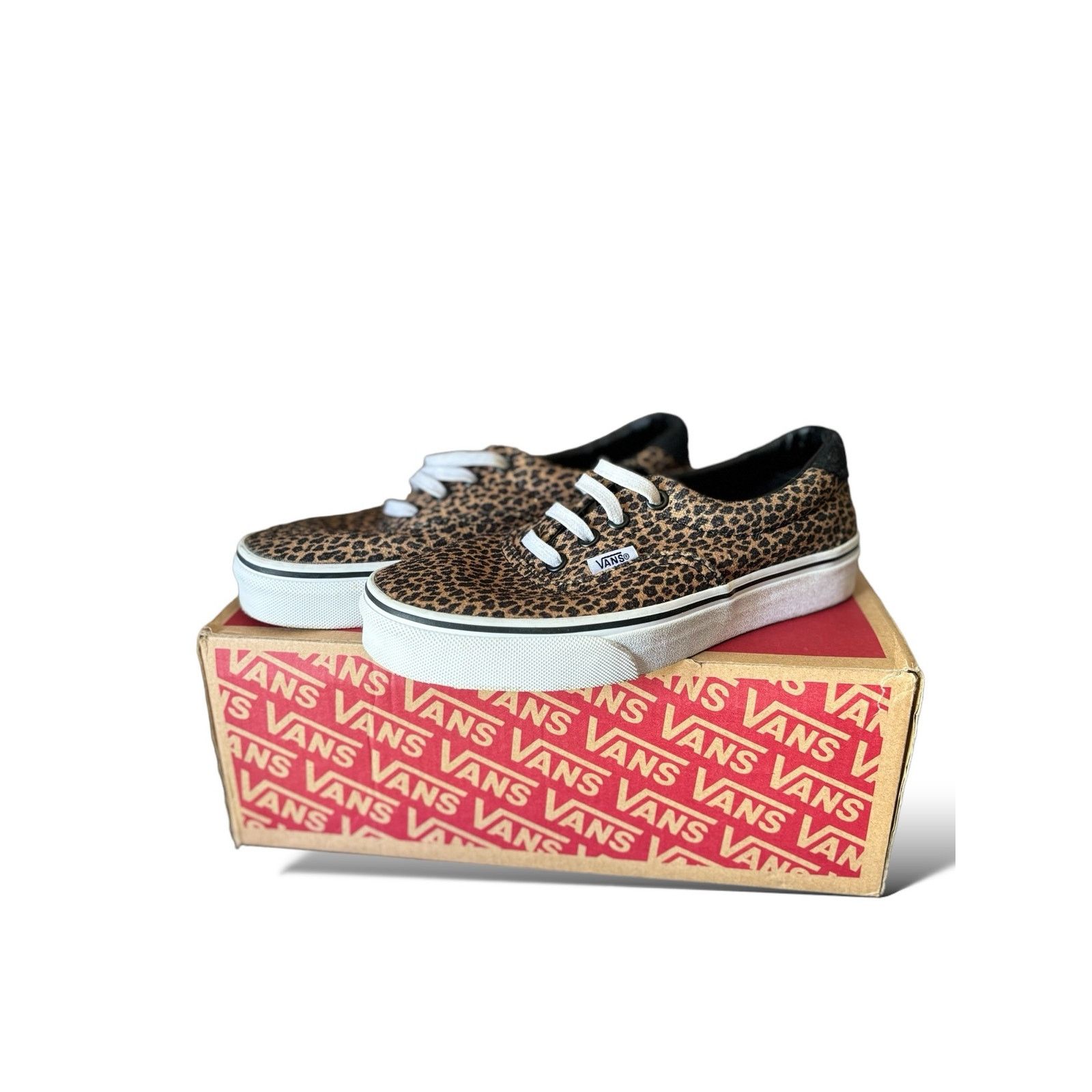 Vans EUC- VANS Era 59 Mini Leopard Van VN0A38FSQQA Women Size 6 Size US 6 / EU 39 - 2 Thumbnail