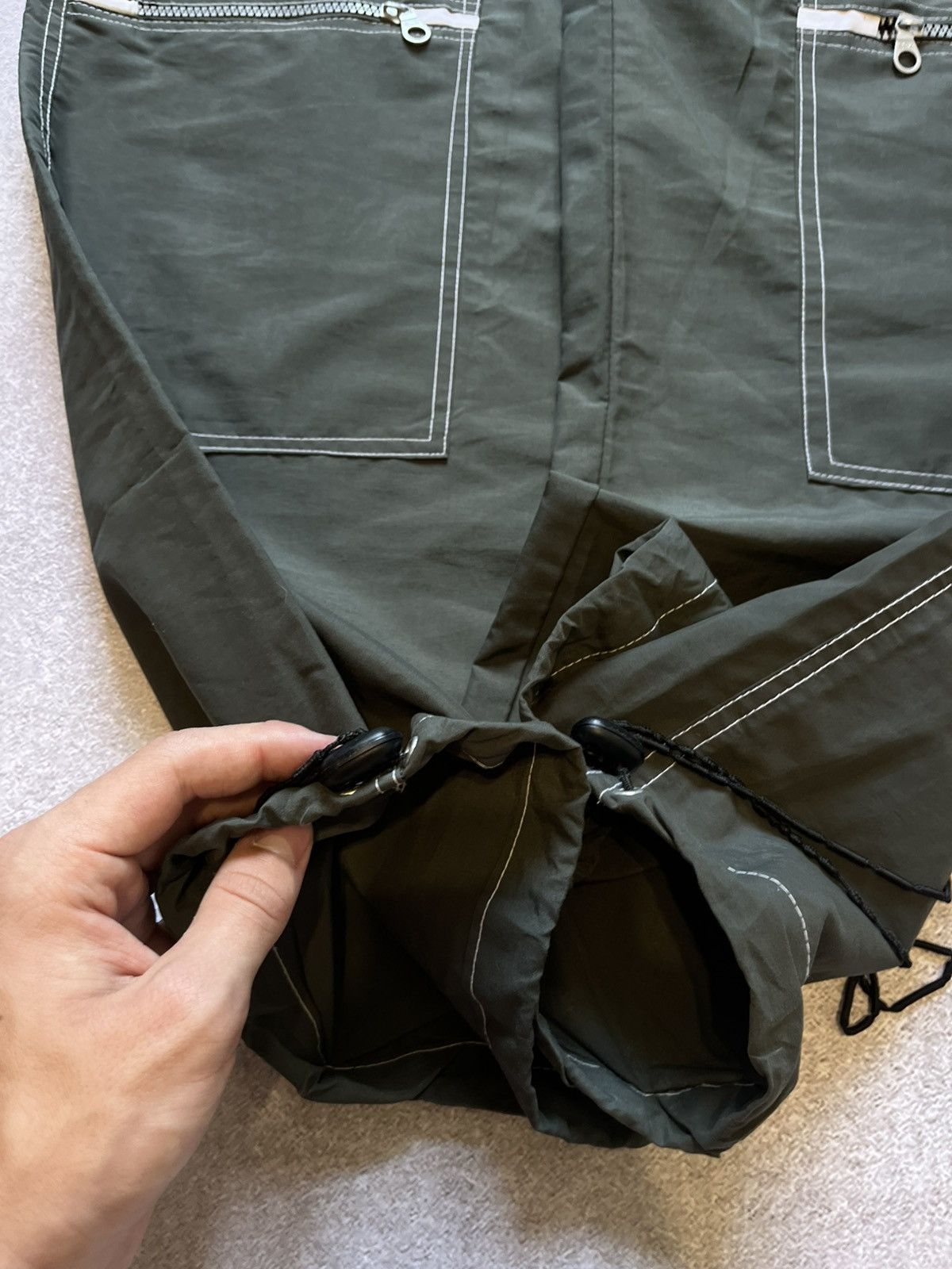 Diesel Vintage Diesel Techwear Cargo Pants with Pockets Drawstrings Size US 32 / EU 48 - 7 Thumbnail