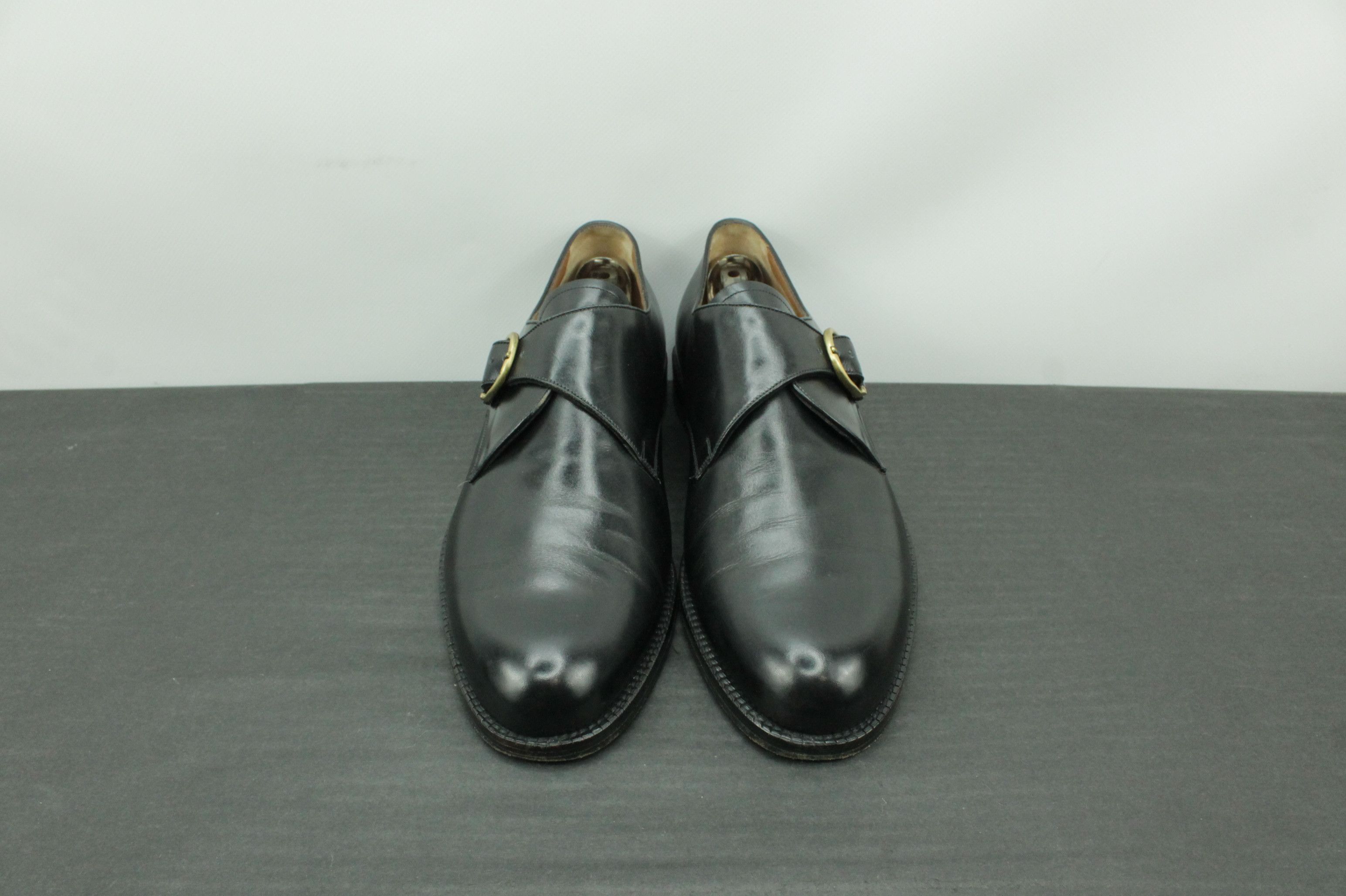 Bally Bally Scribe Handmade Black Dress Monk Strap Shoes Size US 9 / EU 42 - 2 Thumbnail