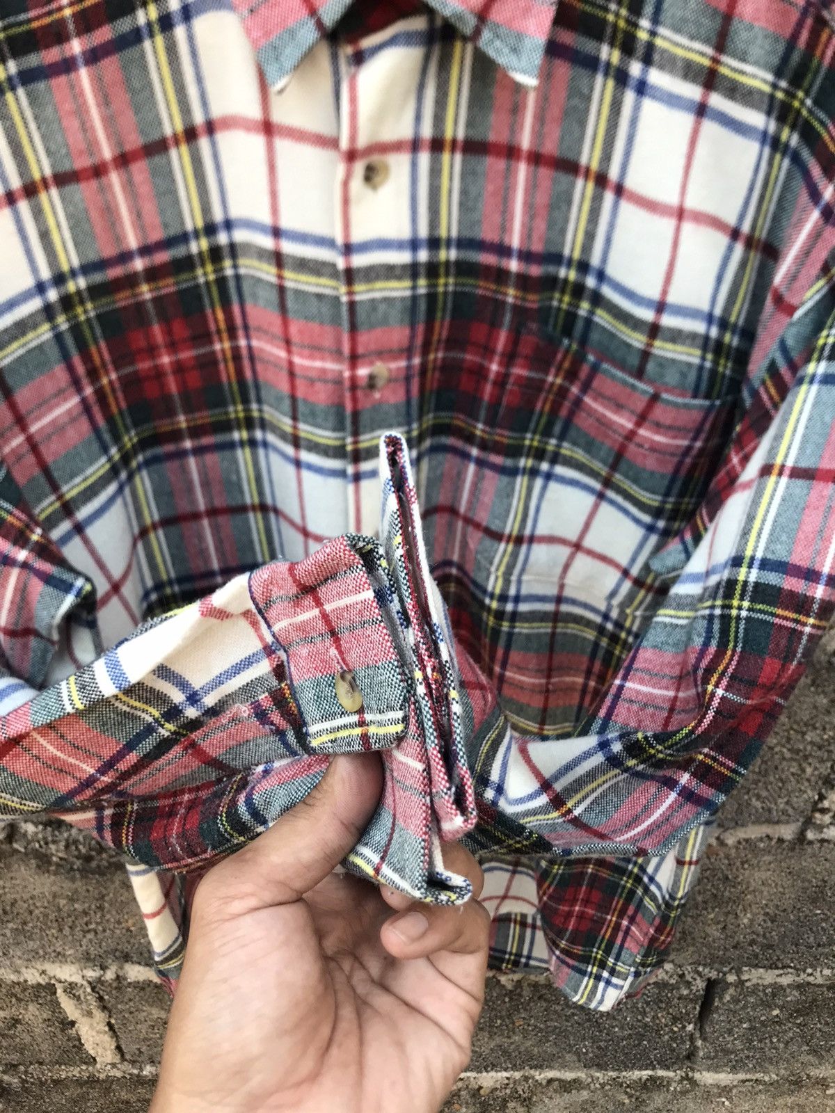 Vintage Lavactool Flannel Button Up Shirt Mens