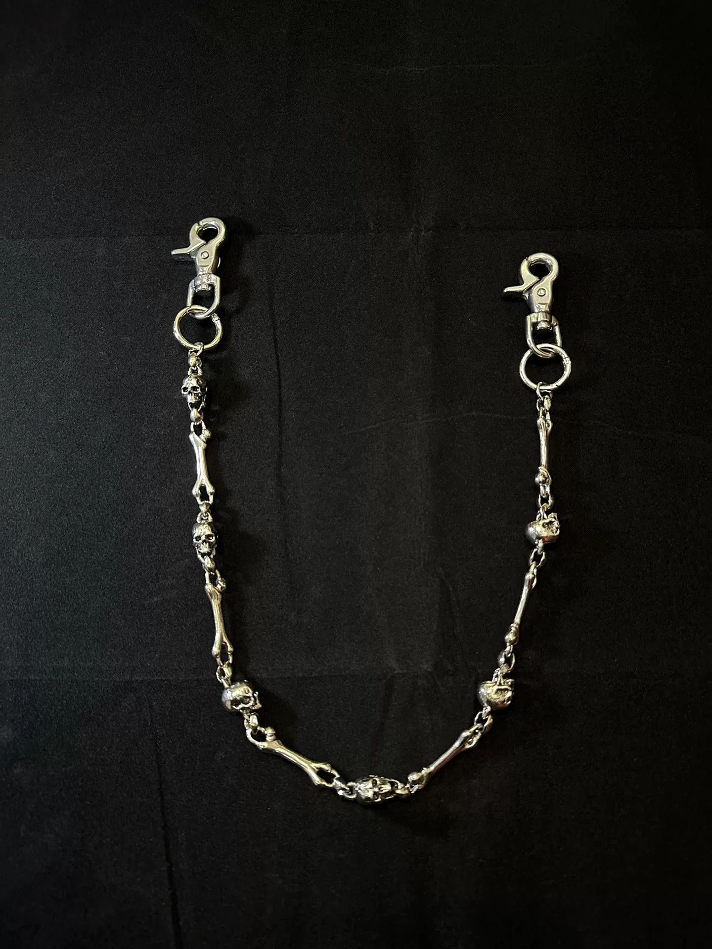 Vintage vintage 90s skull chain wallet chain Size ONE SIZE - 1 Thumbnail