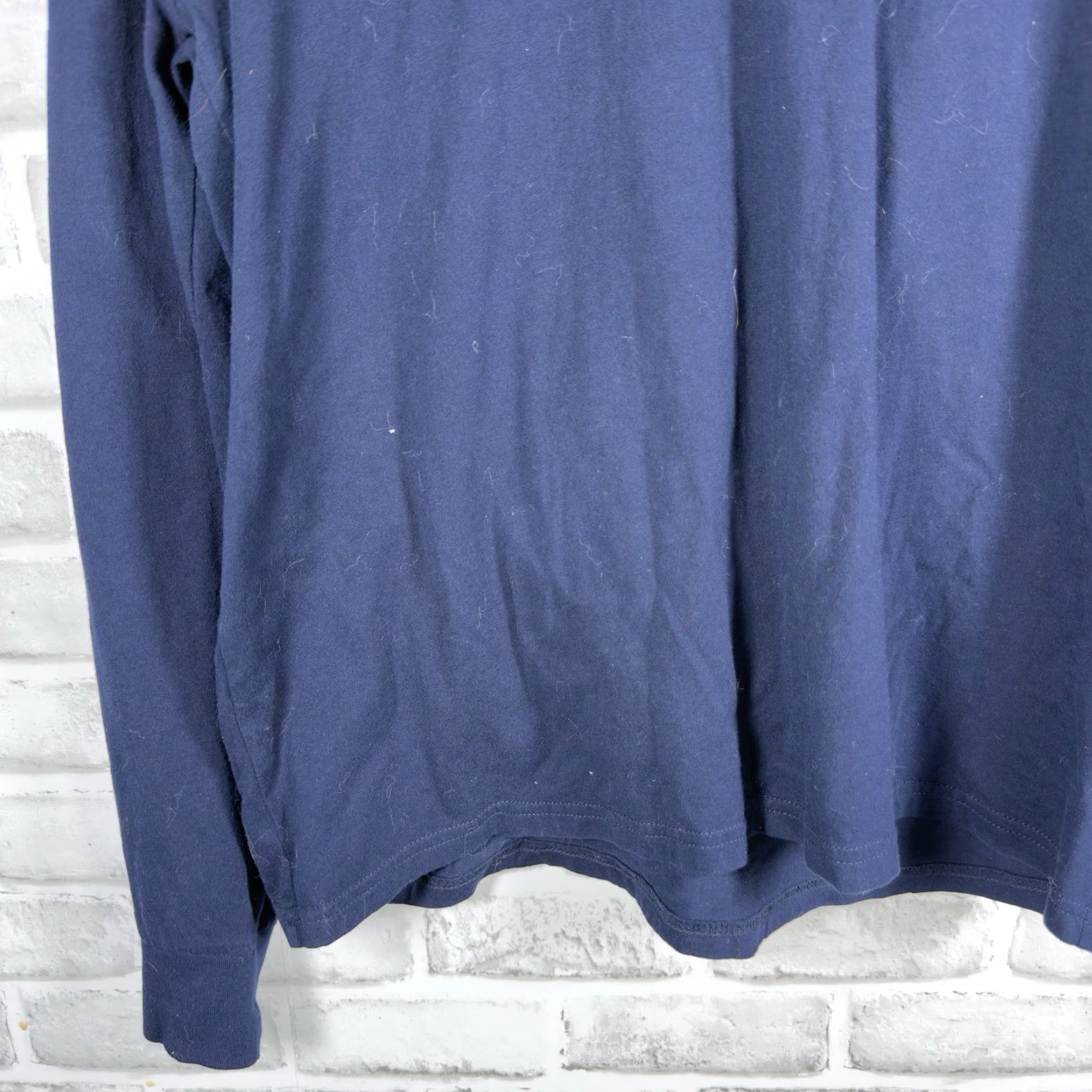 Polo Ralph Lauren VINTAGE Polo Ralph Lauren Blue Hooded Pullover Mens L Hoodie Pullover Blue Men Size US L / EU 52-54 / 3 - 3 Thumbnail