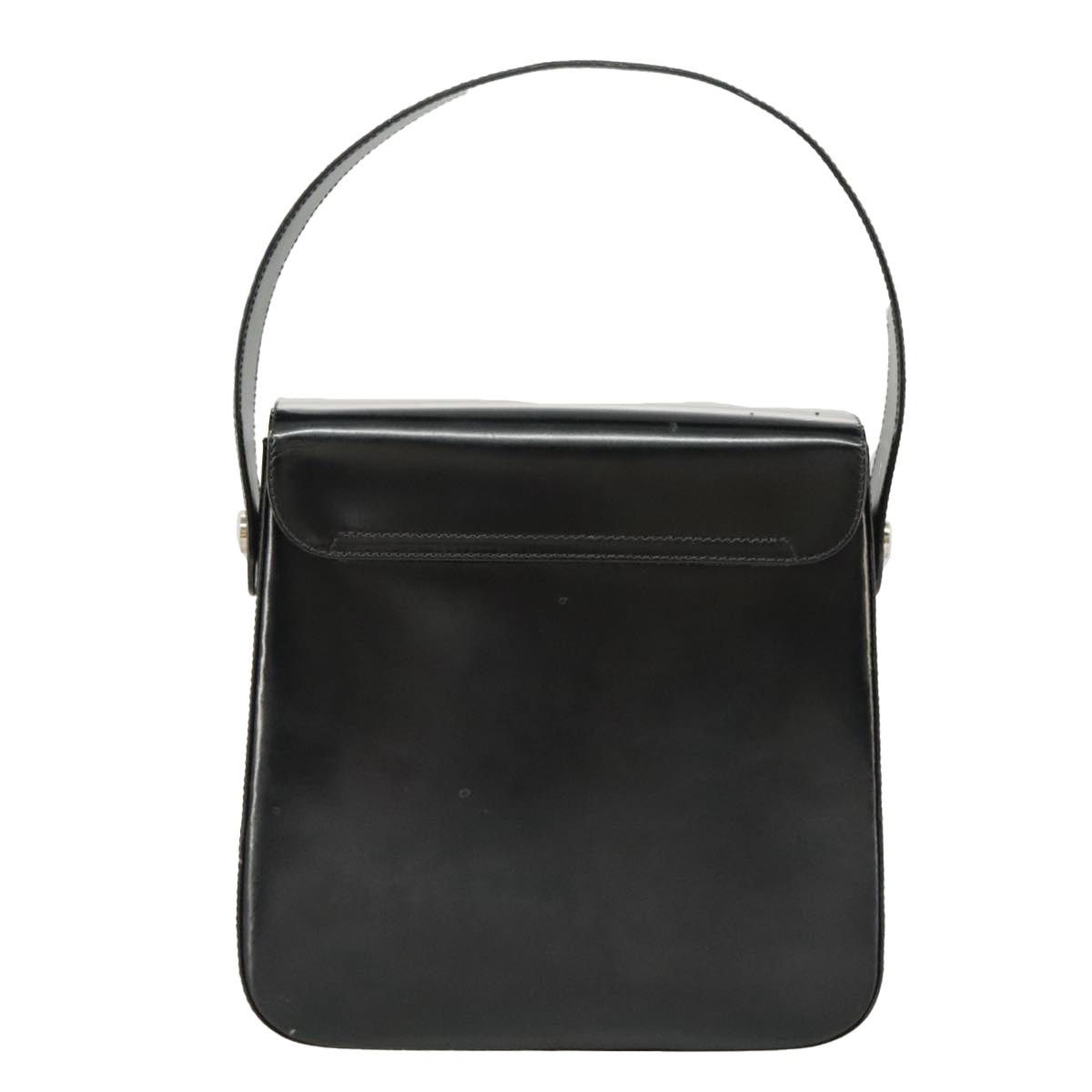 Salvatore Ferragamo Salvatore Ferragamo Hand Bag Leather Black Silver Size ONE SIZE - 2 Thumbnail