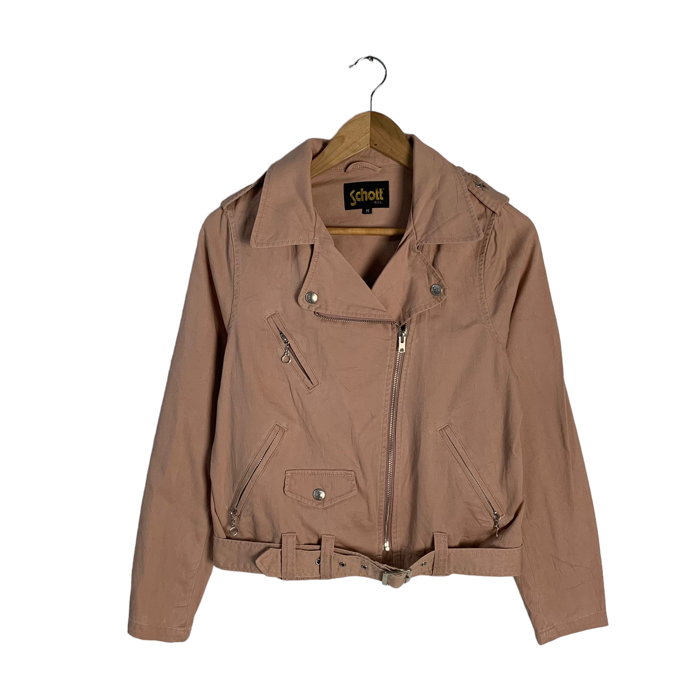 Schott x Hyphen World Gallery Double Colar Jacket
