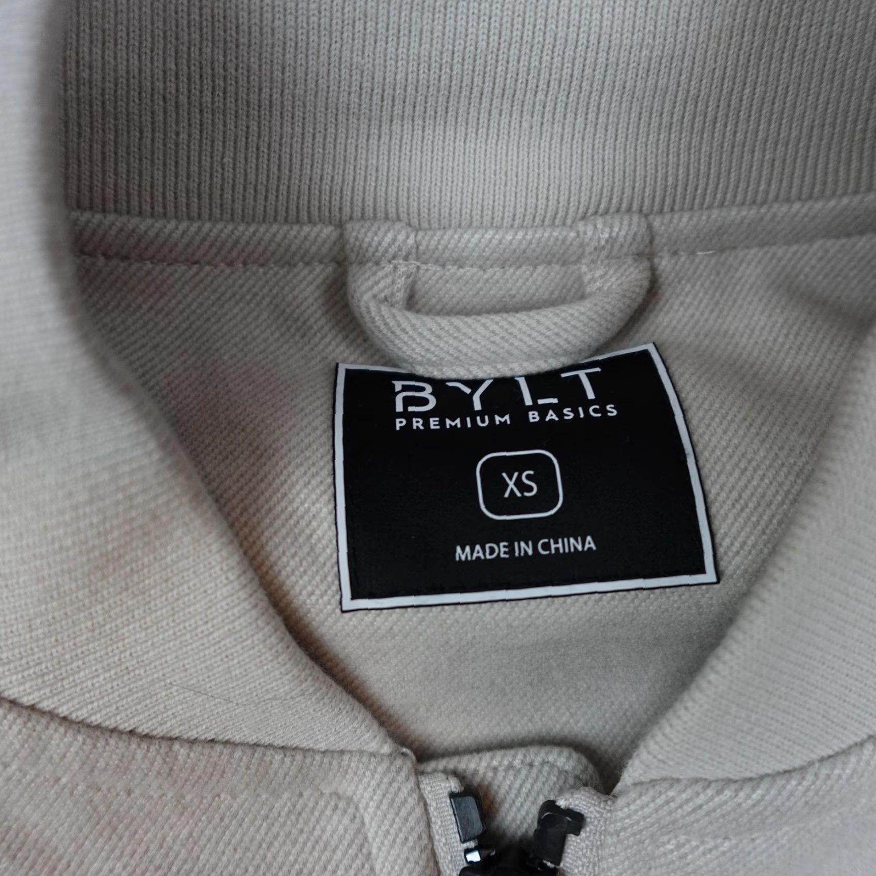Asics BYLT Premium Basics Coastal Bomber Jacket Womens XS Beige Heathered Shell Zip Jacket Size XS / US 0-2 / IT 36-38 - 6 Thumbnail