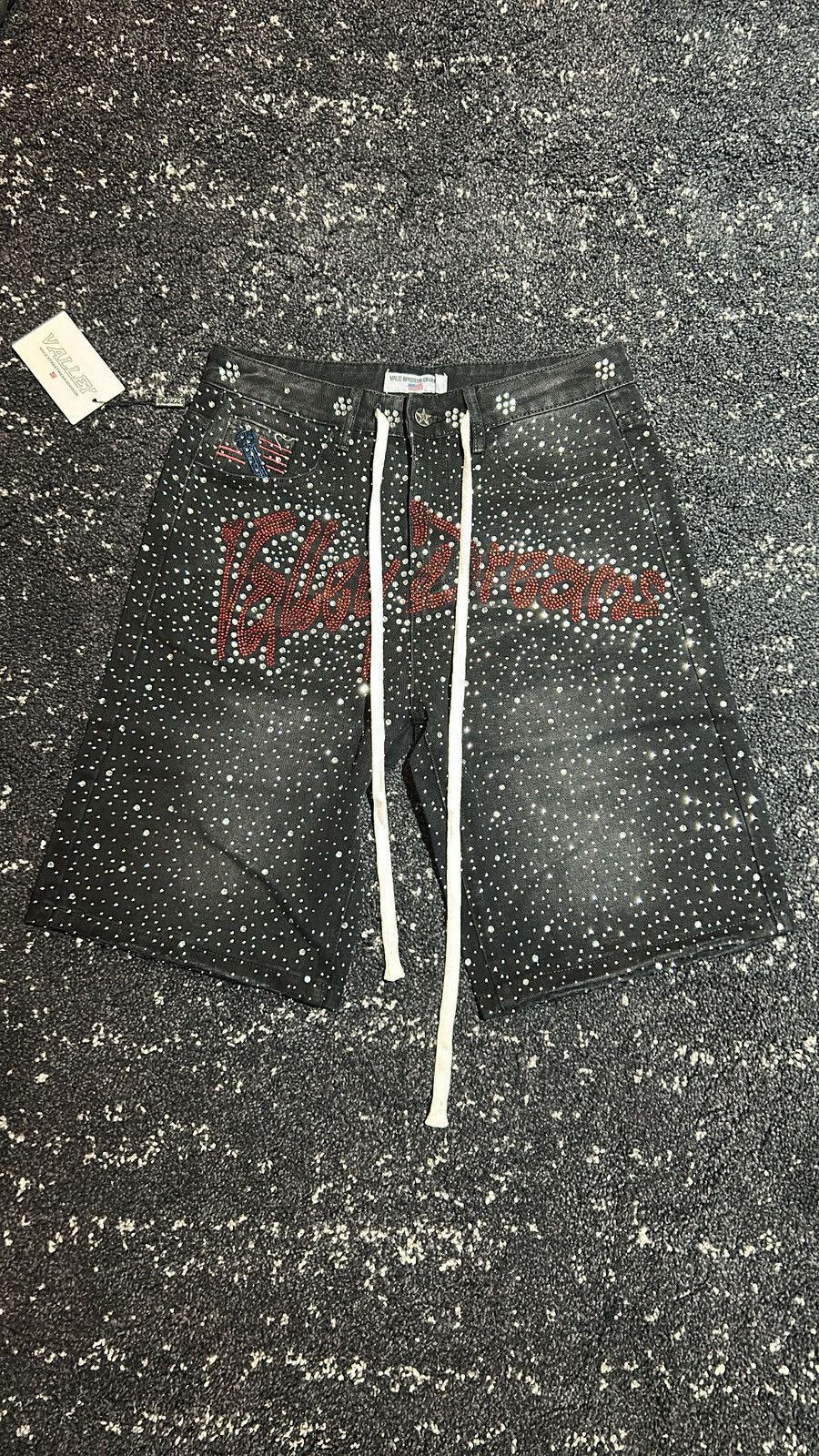 VALE FOREVER “ICED OUT” JORTS