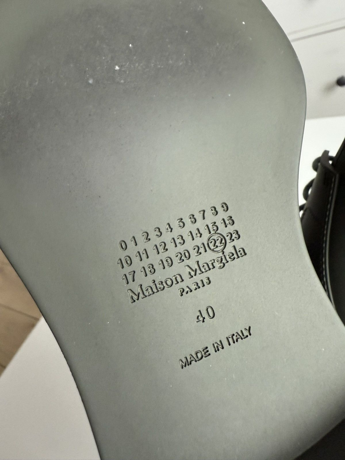 Designer × Maison Margiela Maison Margiela tabi derby loafers shoes US7 designer opium Size US 7 / EU 40 - 10 Thumbnail