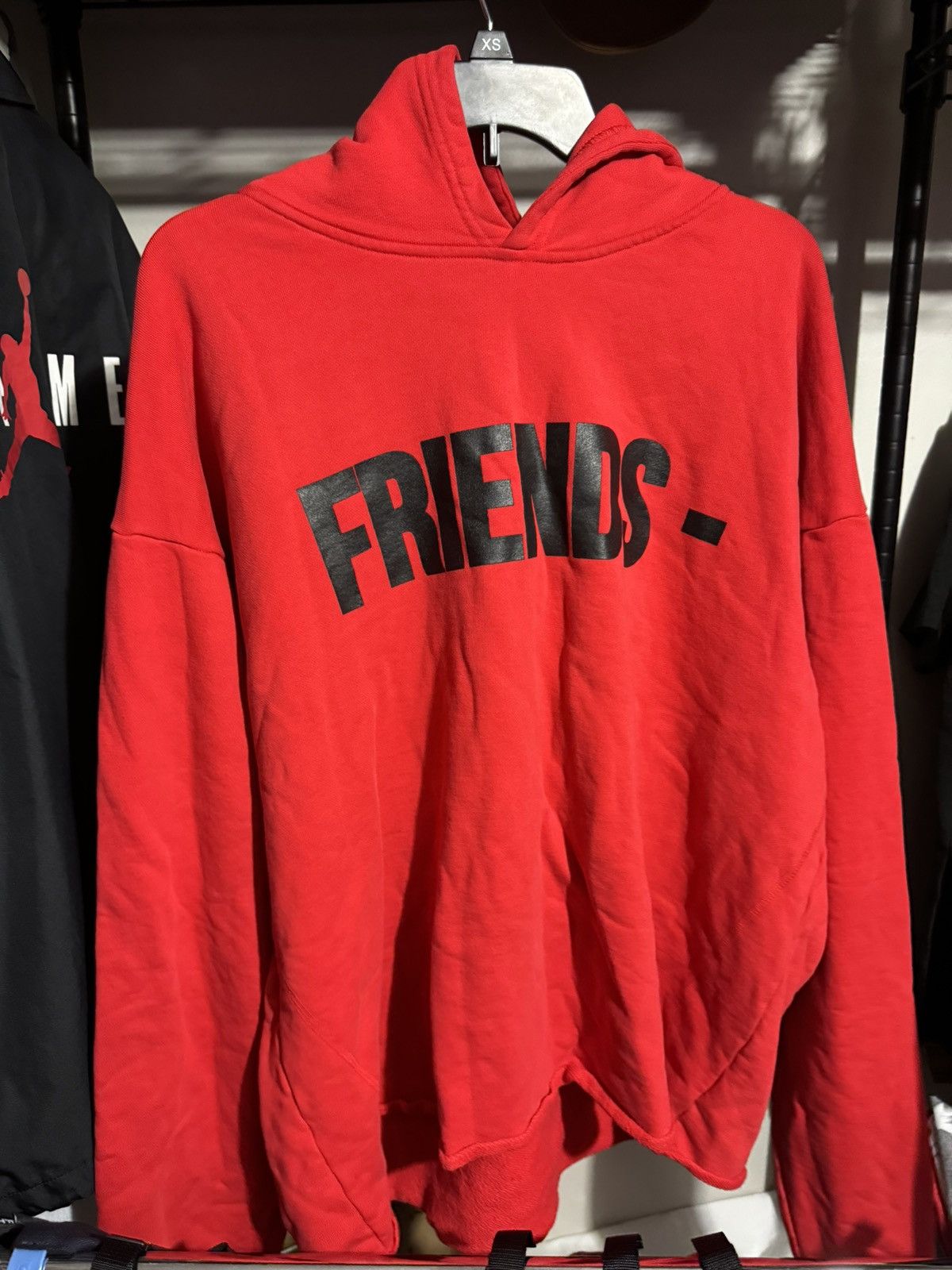 Vlone VLone Friends Hoody Red/Black XL Size US XL / EU 56 / 4 - 9 Thumbnail