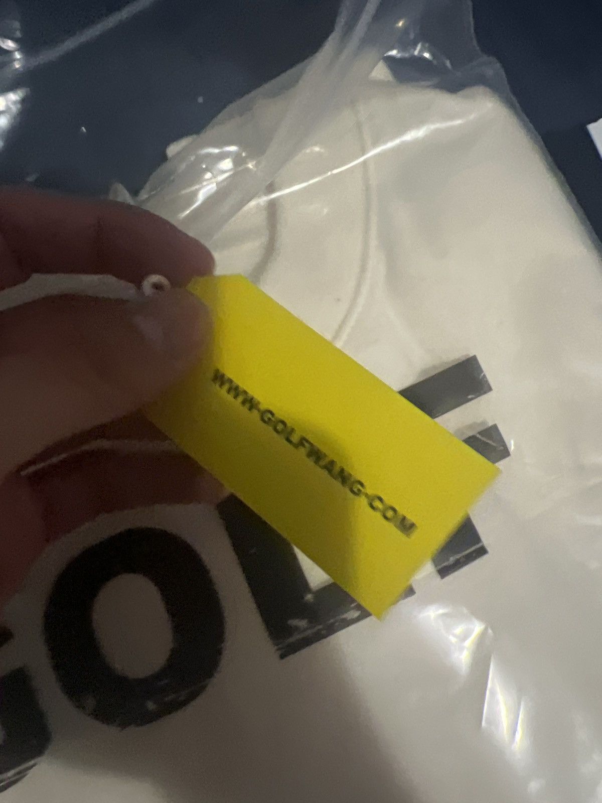 Golf Wang Golf 3D mini 2 tone logo crew neck- cream Size US M / EU 48-50 / 2 - 6 Thumbnail