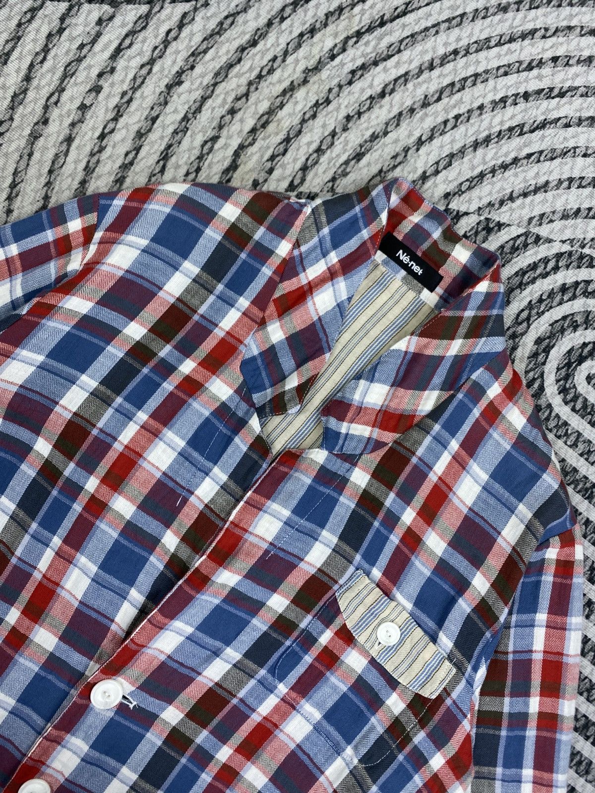Ne-Net Vintage Ne-Net Checked Style Button Up Shirt Size US M / EU 48-50 / 2 - 6 Thumbnail