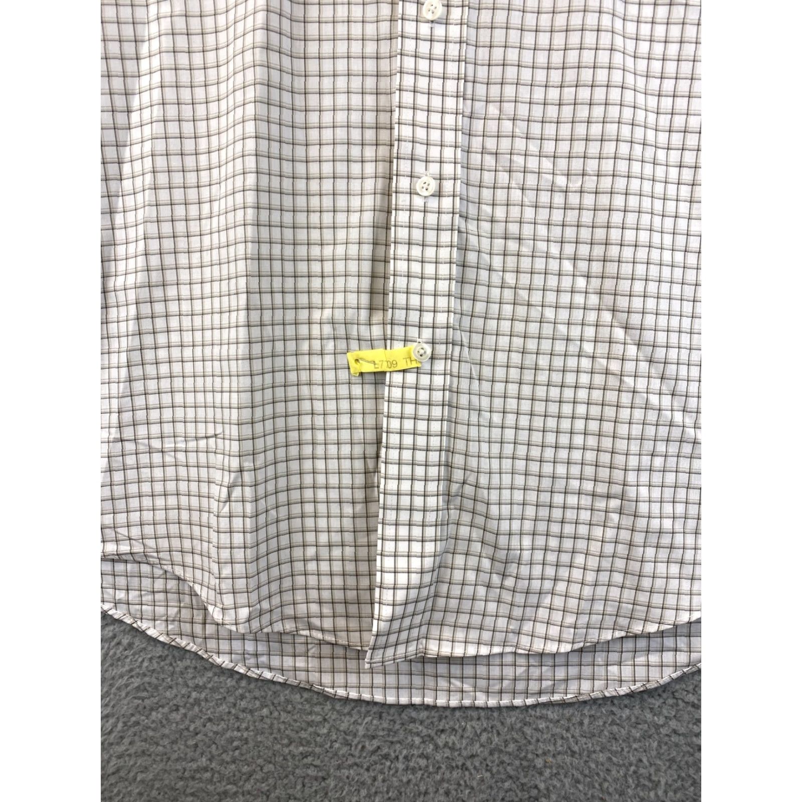 Croft & Barrow Croft & Barrow Button-Up Shirt Men XL Check Long Sleeve Button-Down Collared 82-46 Multicolor, Cotton Polyester, Regular Fit, All Seasons, Pockets Size US XL / EU 56 / 4 - 2 Thumbnail