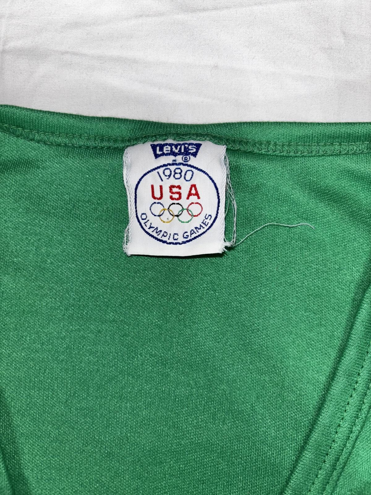 Levi's Levi's 1980 USA Olympic Games V-Neck Tee - Green Size S / US 4 / IT 40 - 4 Thumbnail