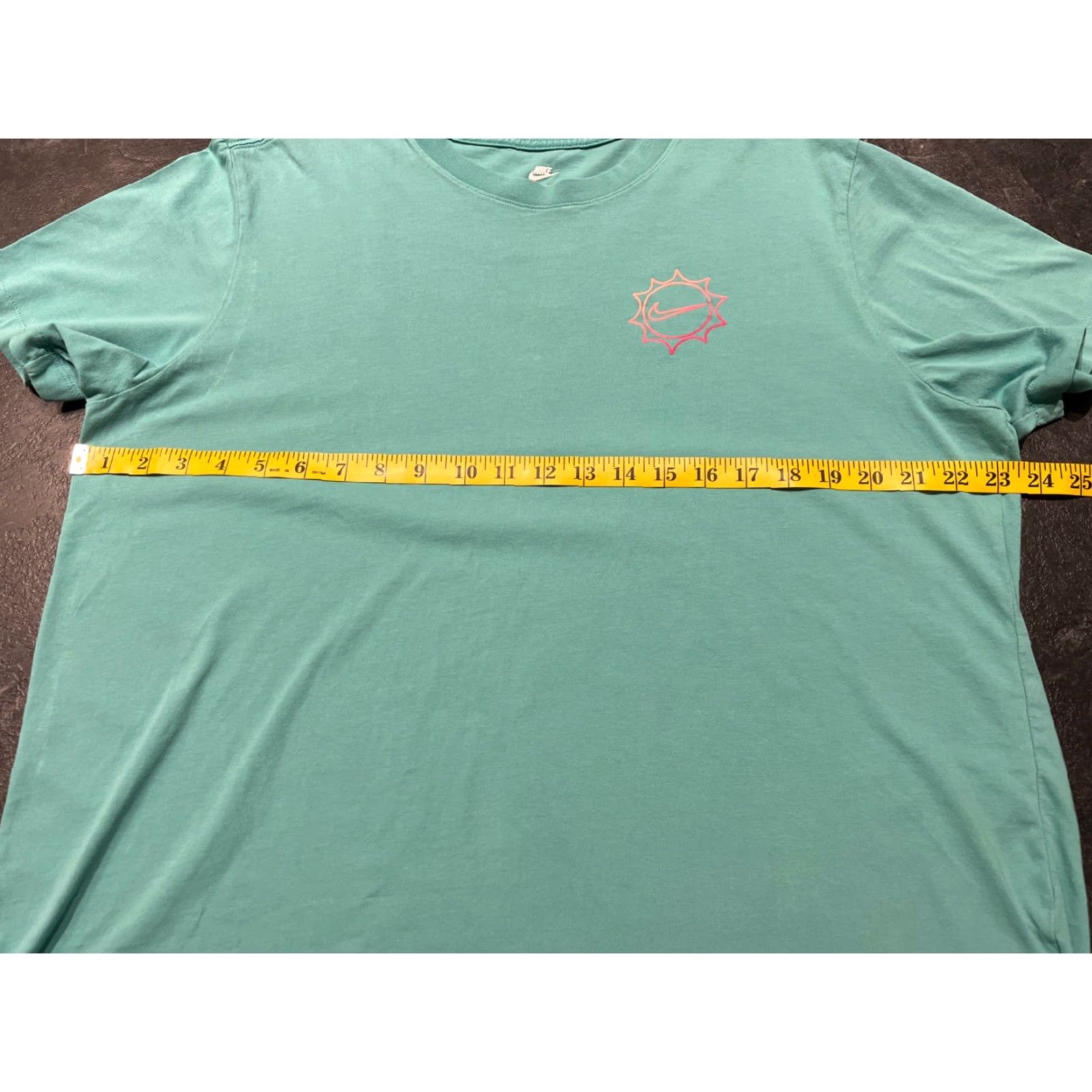 Nike Nike Tee Sun And Palm Graphic T-Shirt Size XL Men Turquoise Regular XL Size US XL / EU 56 / 4 - 7 Thumbnail