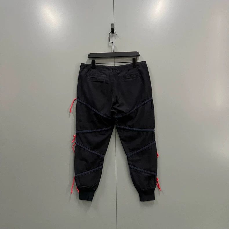 Greg Lauren greg lauren Black Z-shaped pattern sports pants 2506-Nextar Size US L / EU 52-54 / 3 - 2 Thumbnail