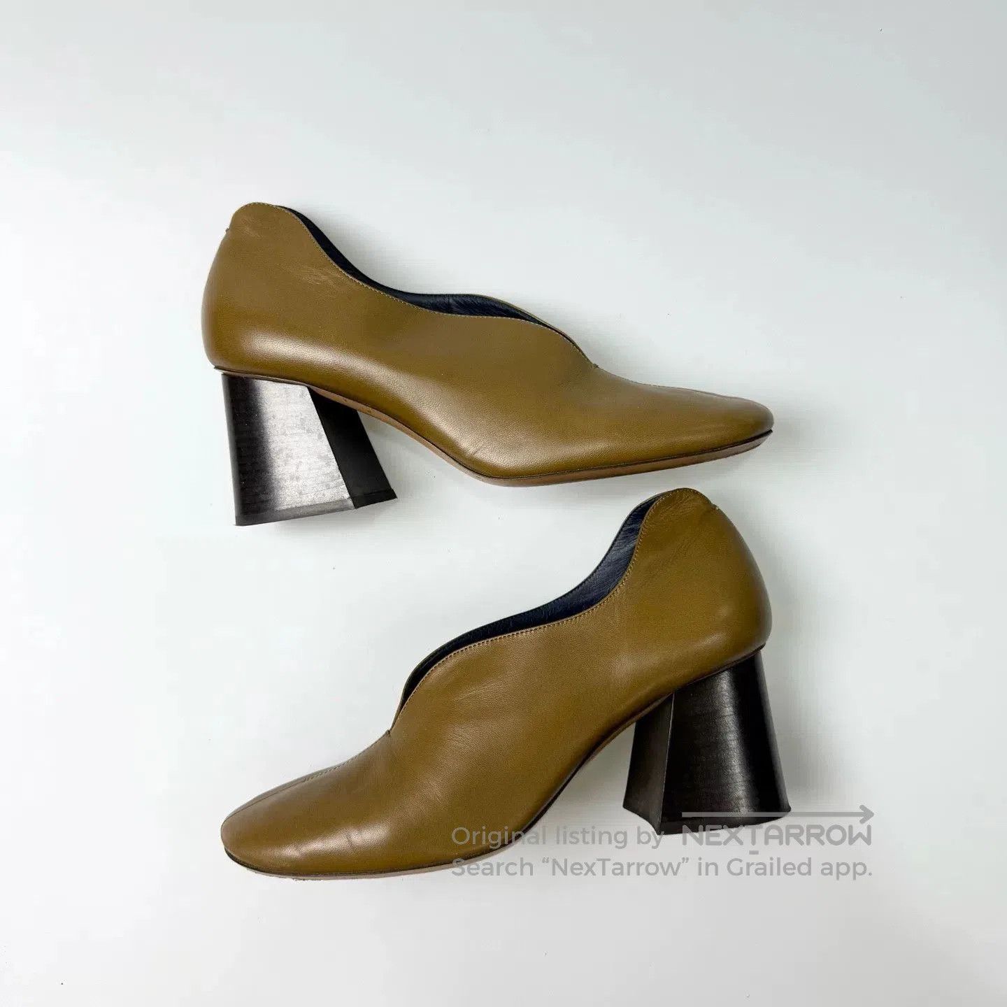 Celine CELINE All-Leather High Heels. Size US 8 / IT 38 - 2 Thumbnail