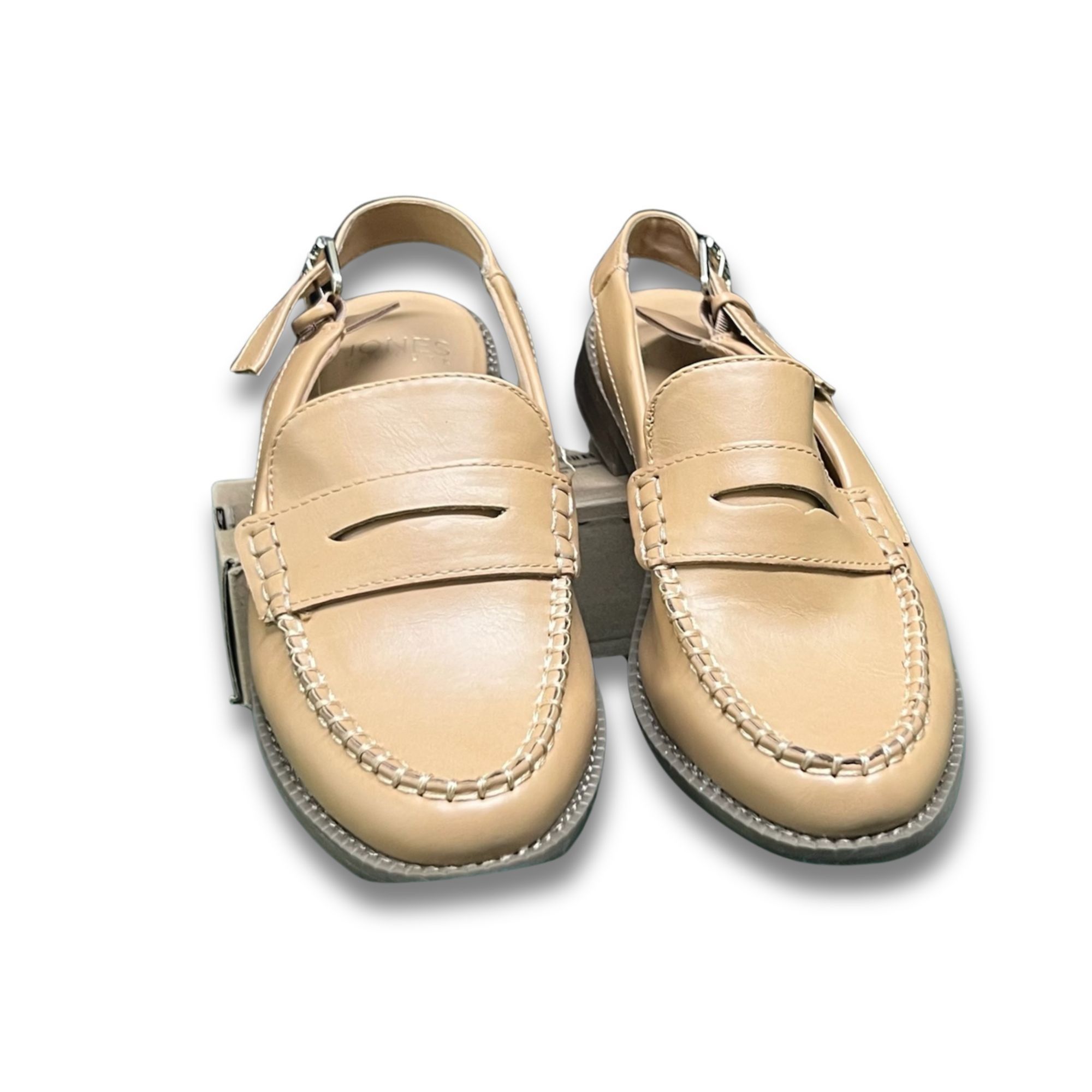 Jones New York Jones New York Genuine Leather Beige Slingback Loafers Women Size US 8 / IT 38 - 3 Thumbnail