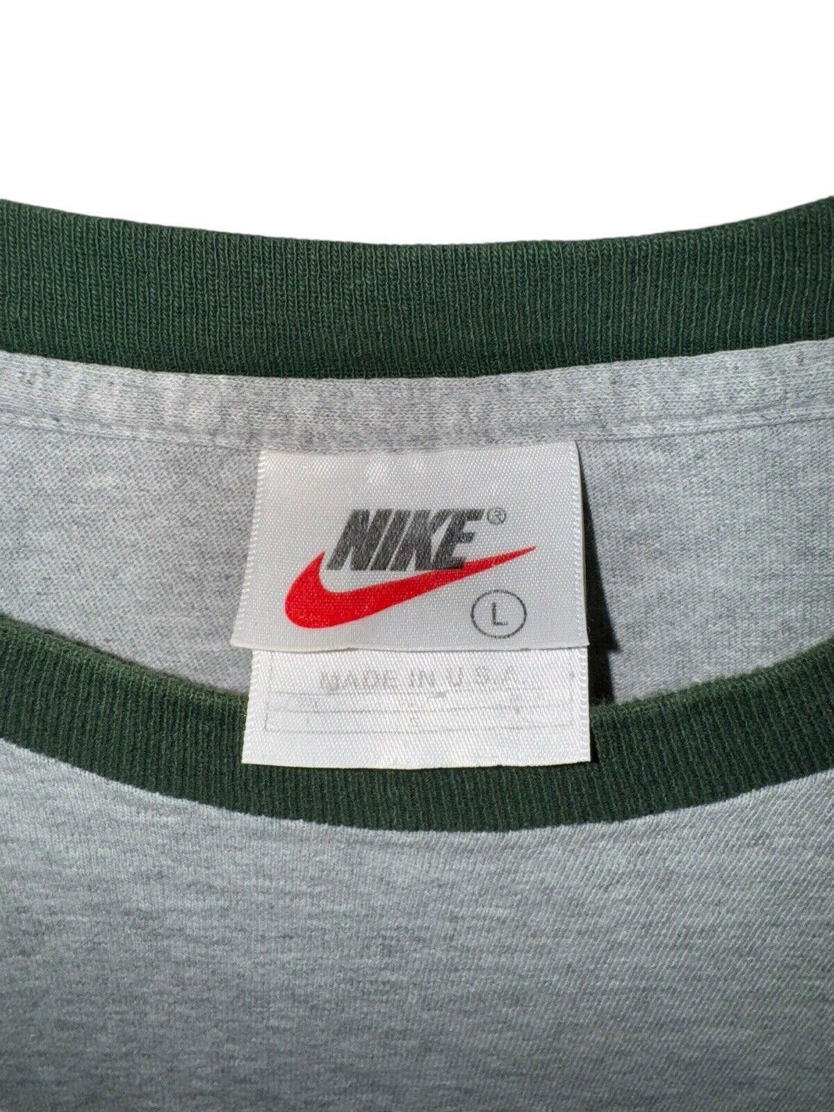 Nike Vintage Nike Center Swoosh 90s Green Bay Packers Shirt L Size ONE SIZE - 5 Thumbnail