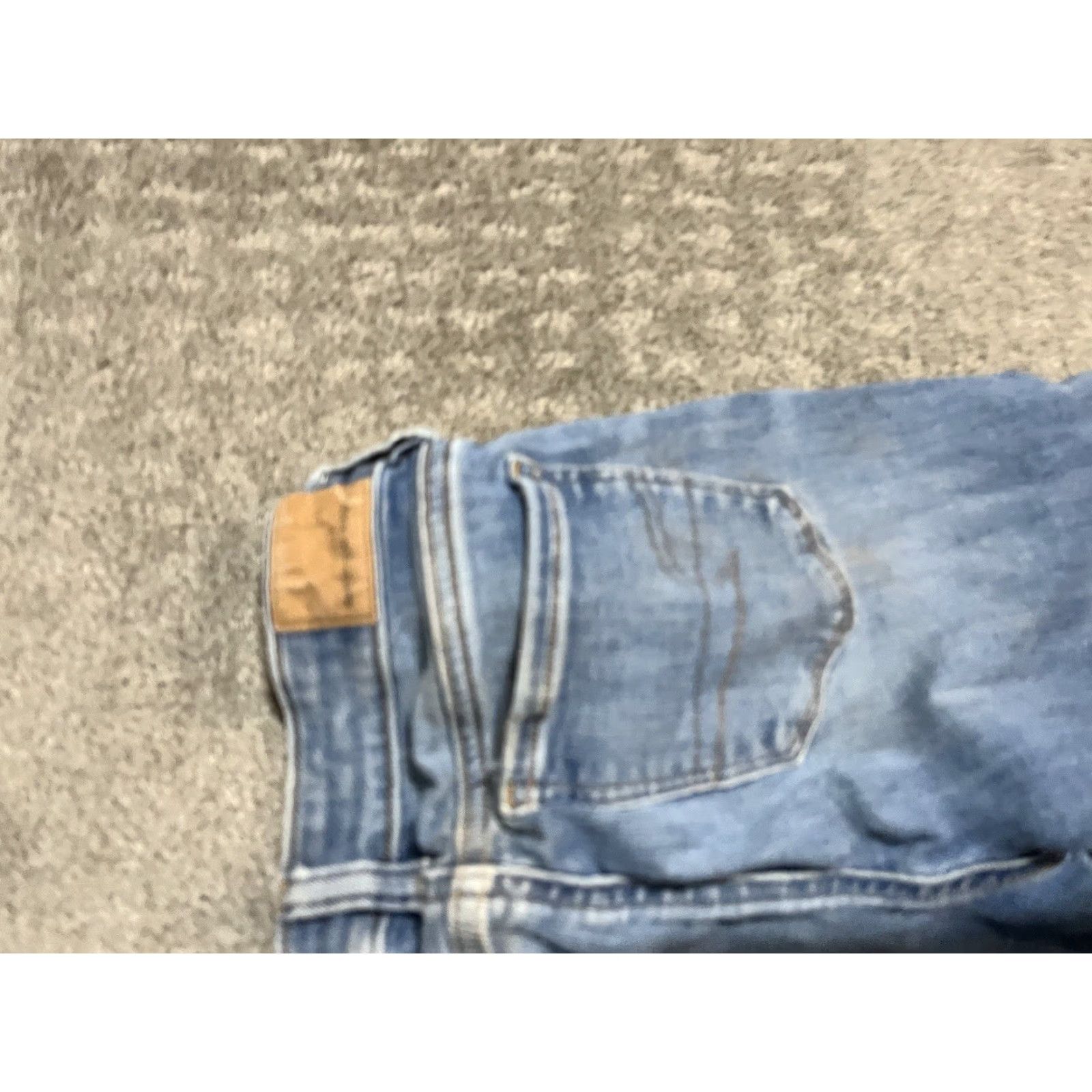 American Eagle Outfitters American Eagle Women's Size 0 Short Highest Rise Jegging Jeans Blue Cotton Ble Size 25" / US 0 / IT 36 - 5 Thumbnail