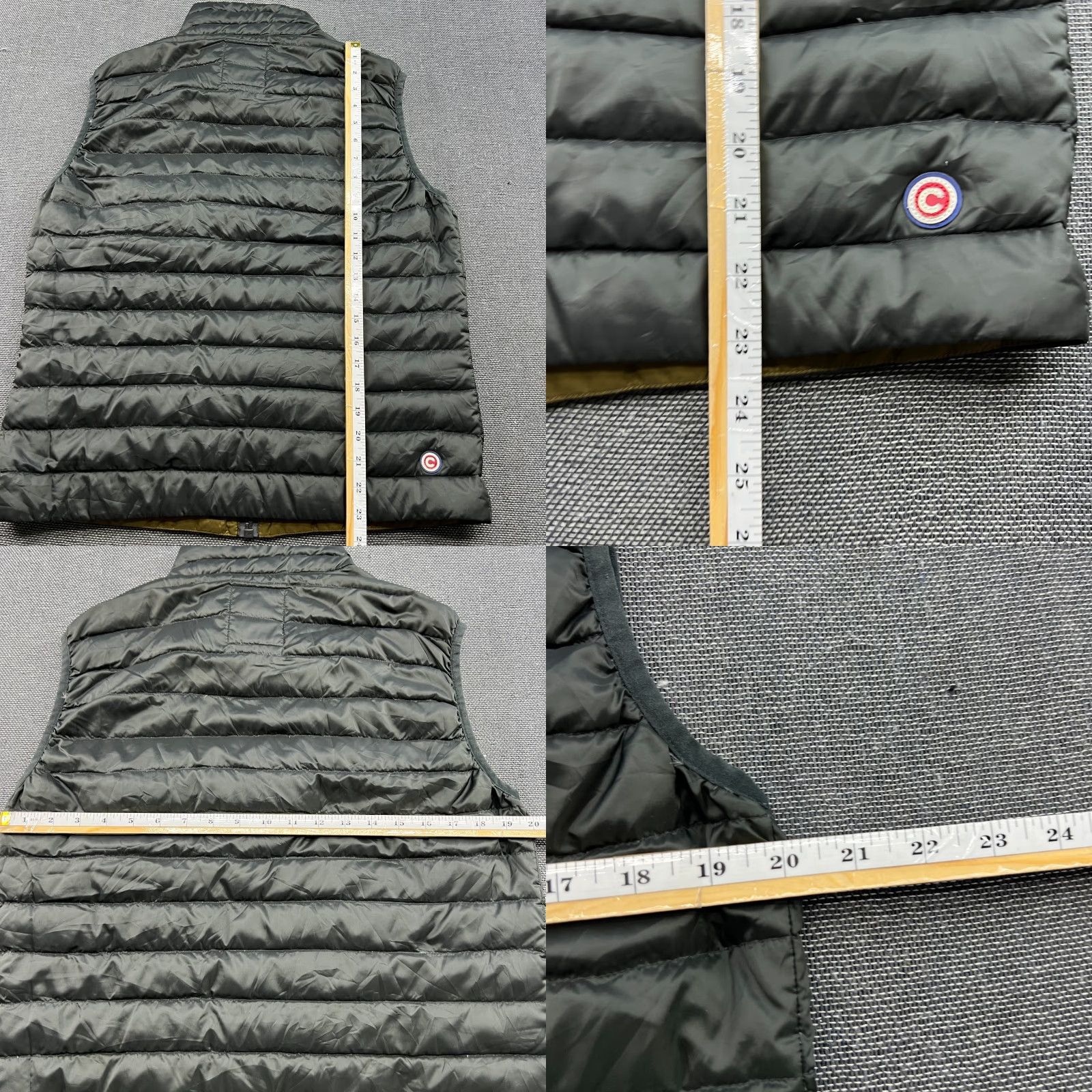 Colmar Colmar Puffer Vest Womens Size 50 Quilted Black Down Gilet Full Zip Size XL / US 12-14 / IT 48-50 - 8 Thumbnail