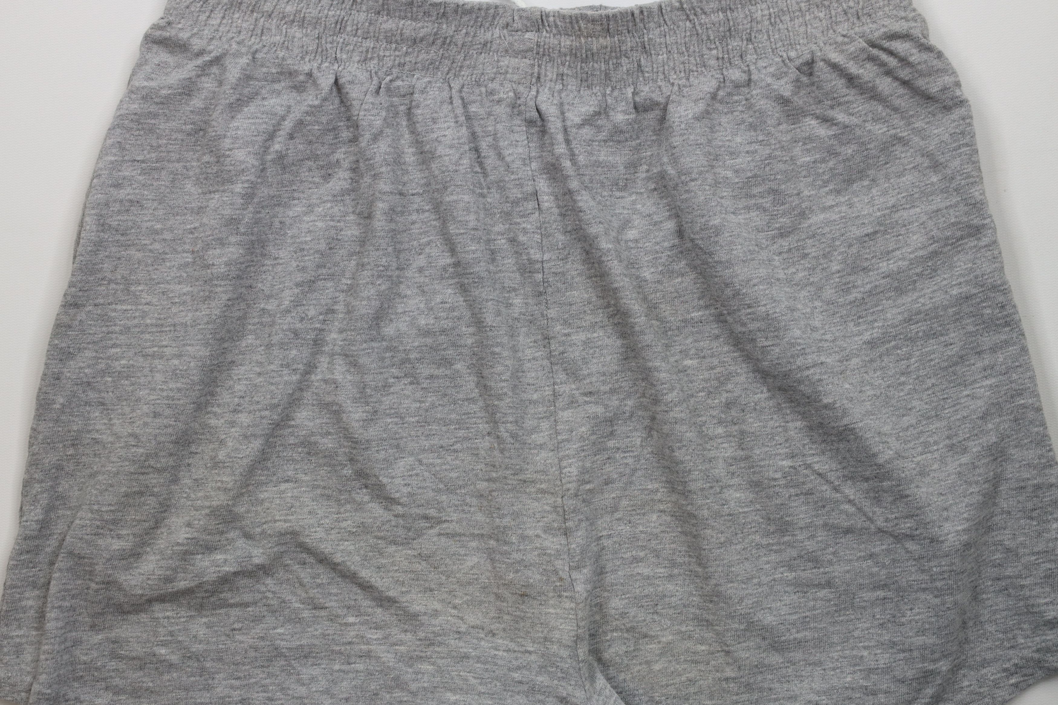 Nike × Vintage Vintage 90s Nike Box Logo Above Knee Shorts Heather Gray USA Size US 36 / EU 52 - 12 Thumbnail
